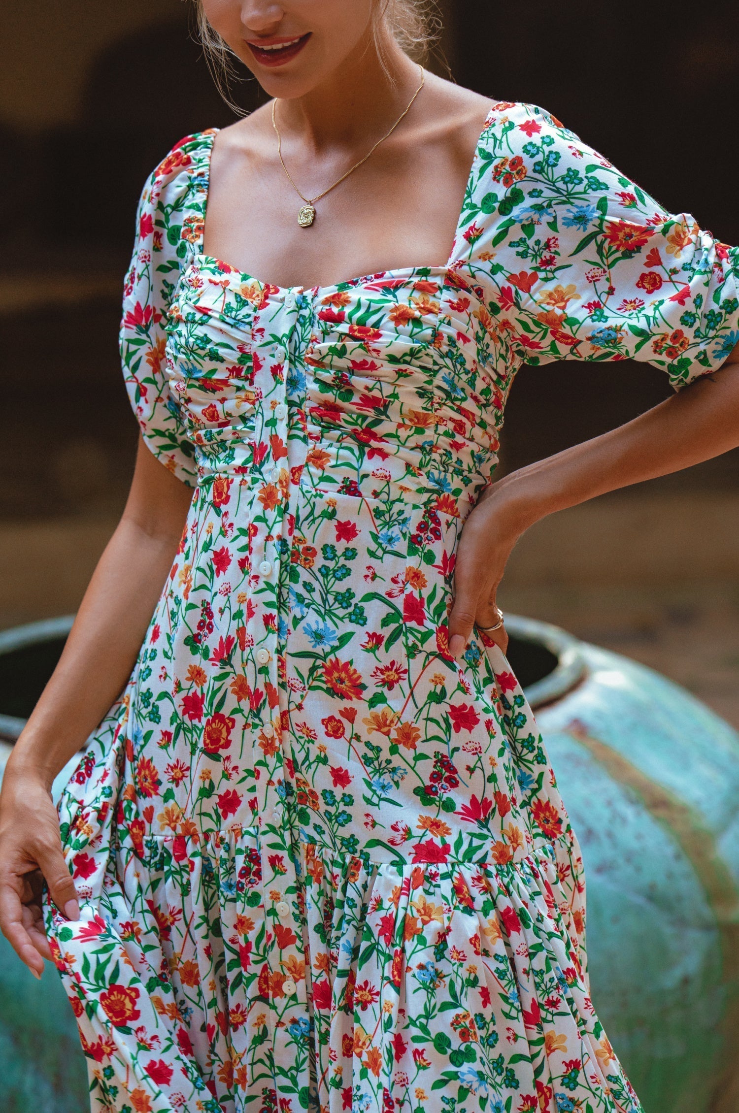 Buy Lilit Midi Dress by Bali ELF