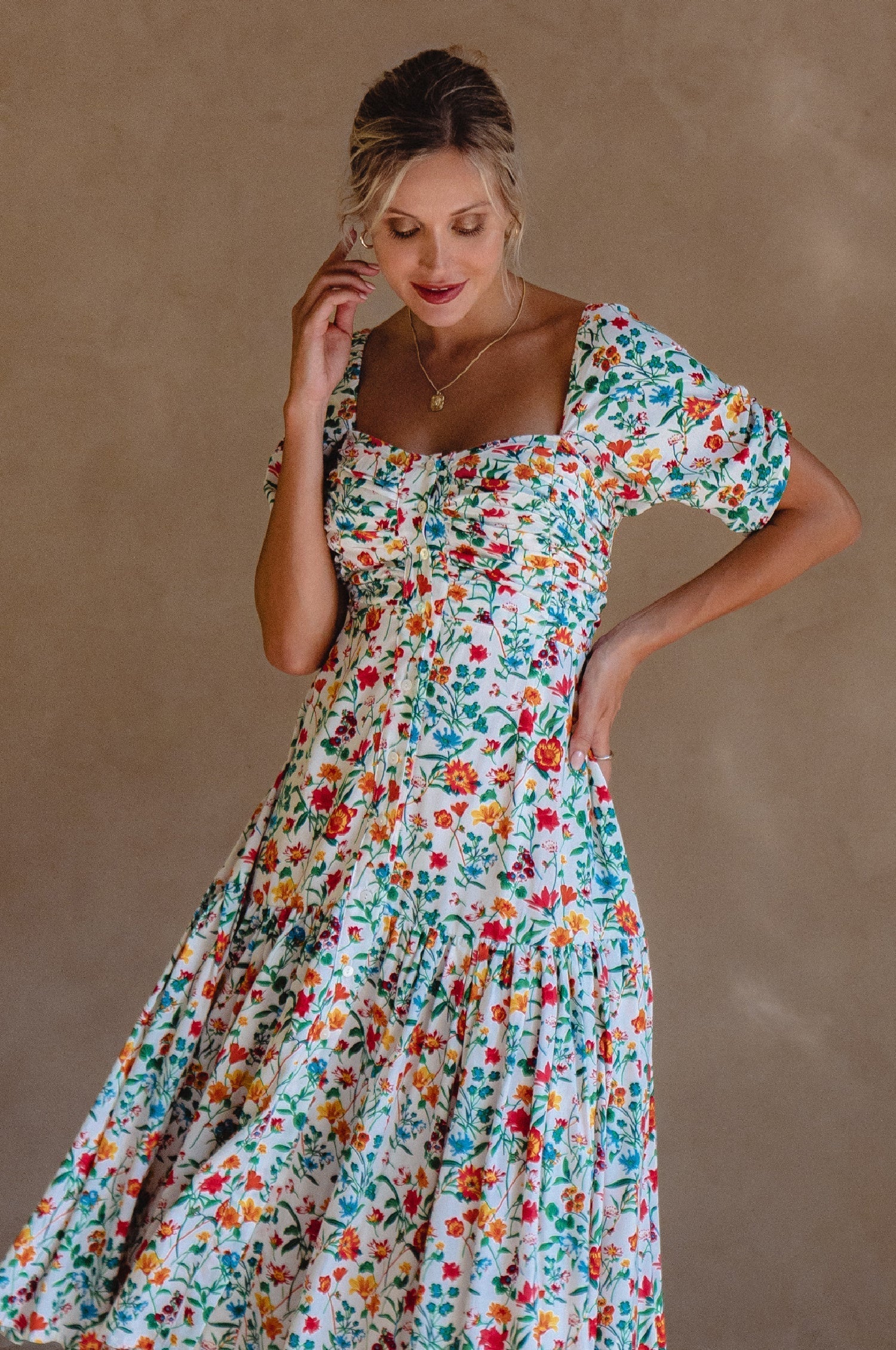 Buy Lilit Midi Dress by Bali ELF