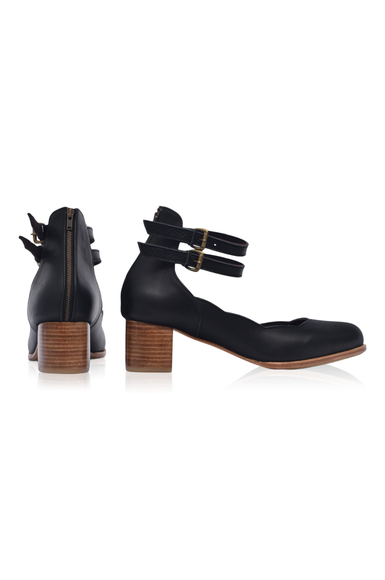 Buy Lily Valley Leather Heels by Bali ELF