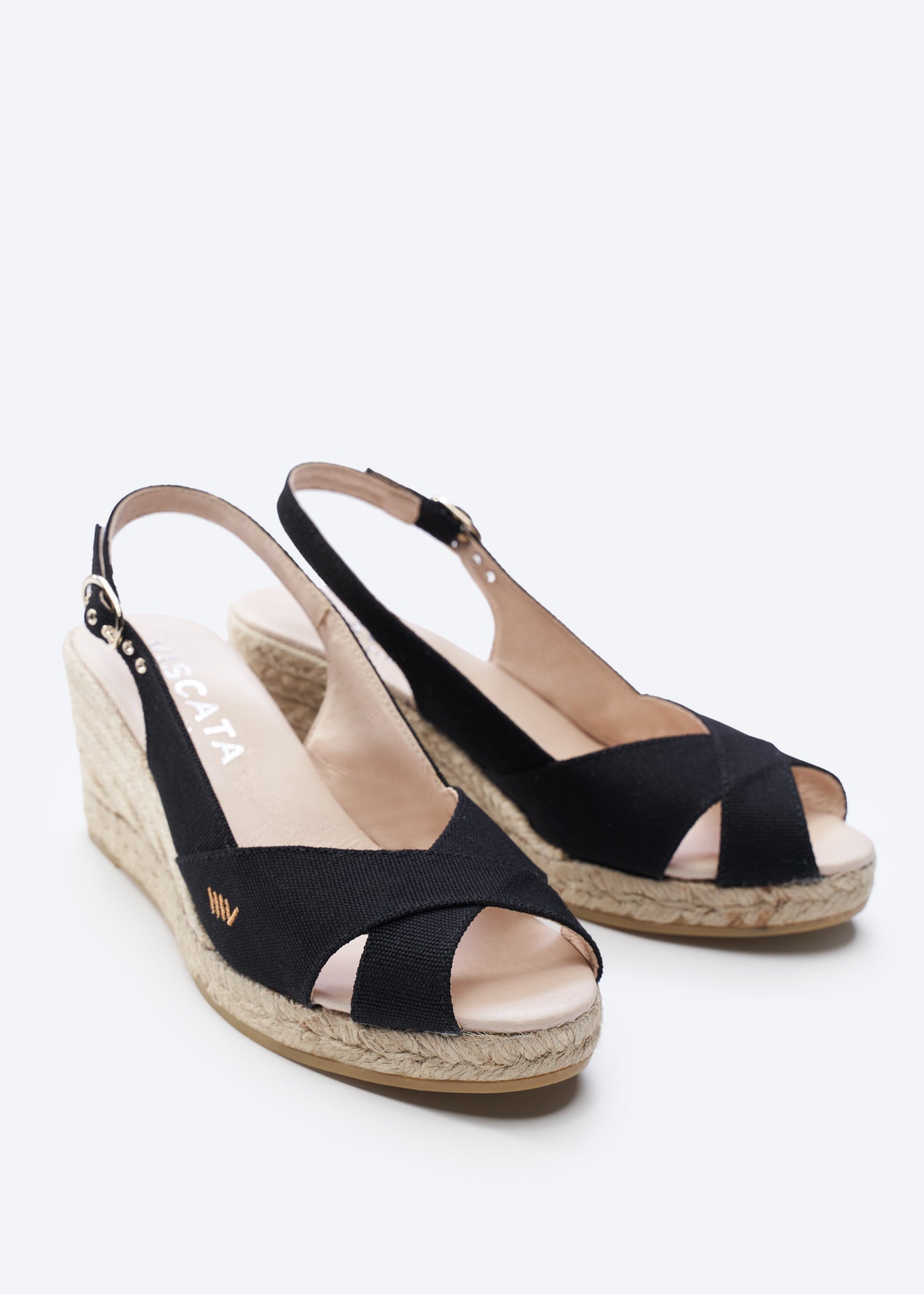 Buy Llansa Canvas Espadrille Sandal Wedges by Viscata