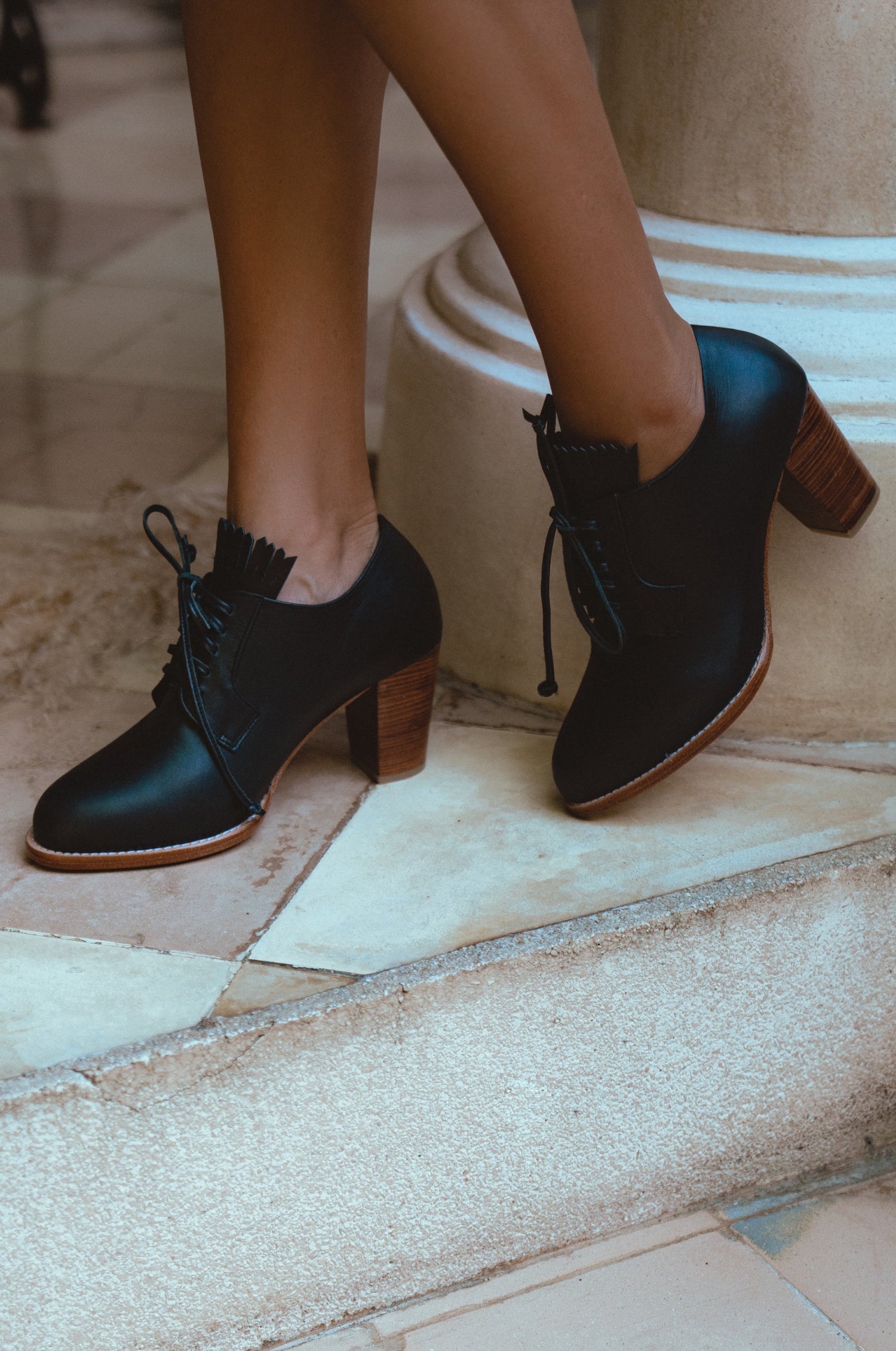 Buy Lyon Lace-up Leather Oxfords by Bali ELF