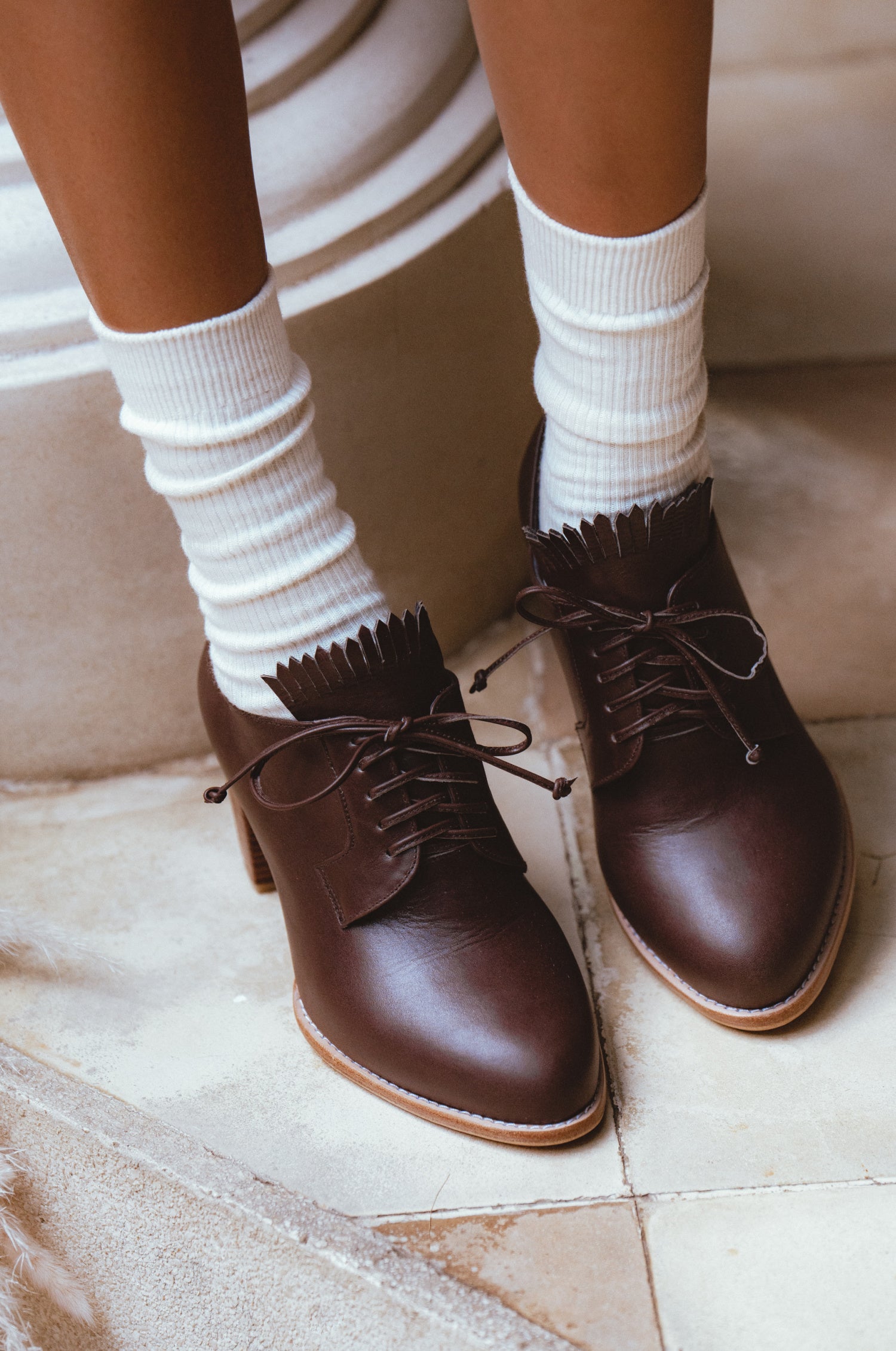 Buy Lyon Lace-up Leather Oxfords by Bali ELF