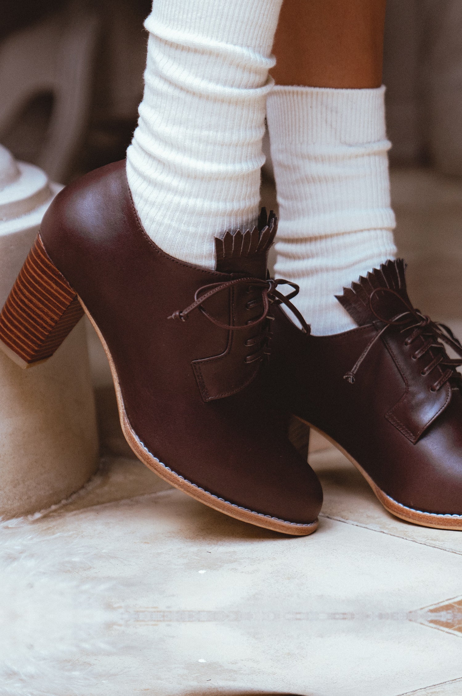 Buy Lyon Lace-up Leather Oxfords by Bali ELF