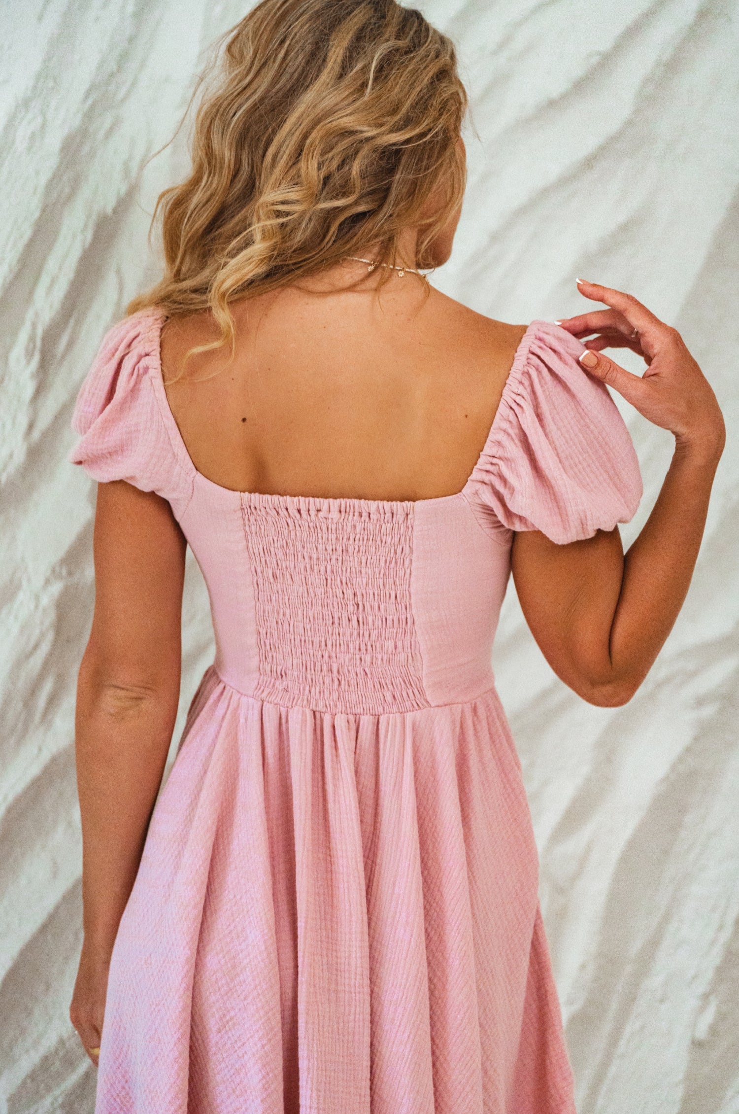 Buy Michelina Cotton Mini Dress by Bali ELF