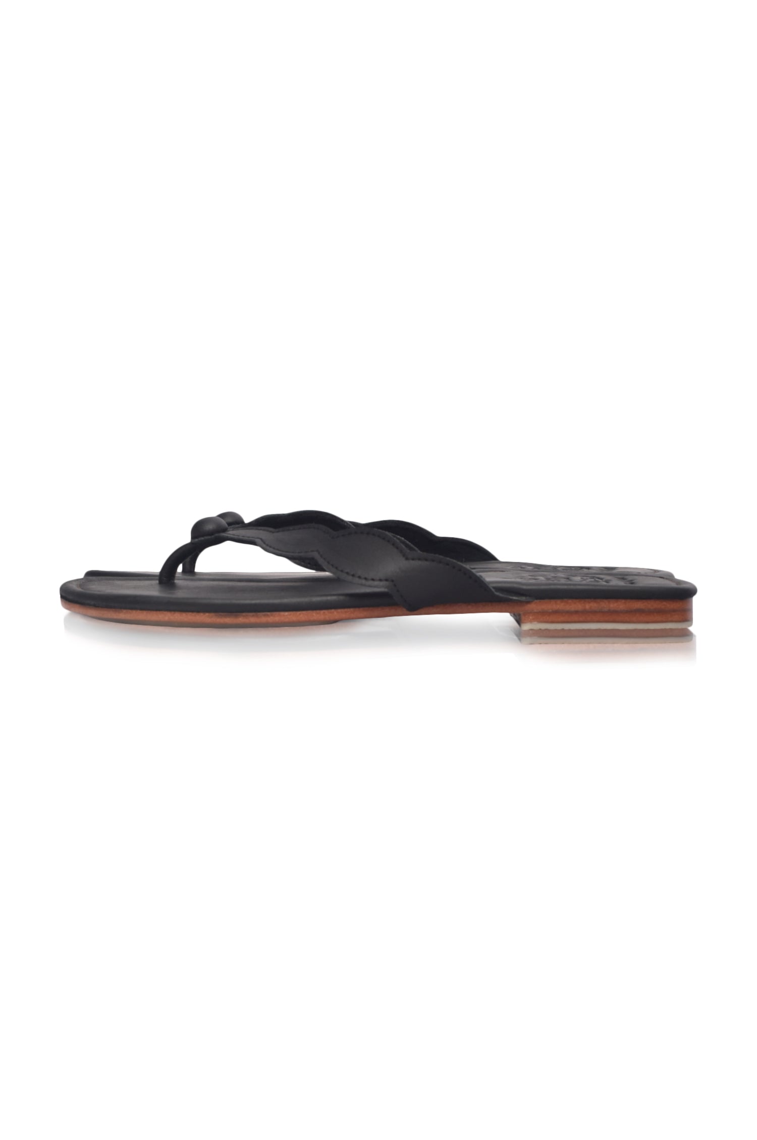 Buy Nuvola Thong Leather Slides by Bali ELF