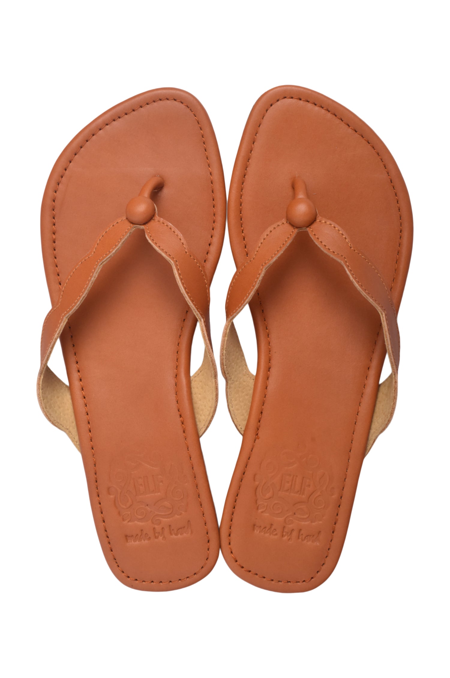 Buy Nuvola Thong Leather Slides by Bali ELF