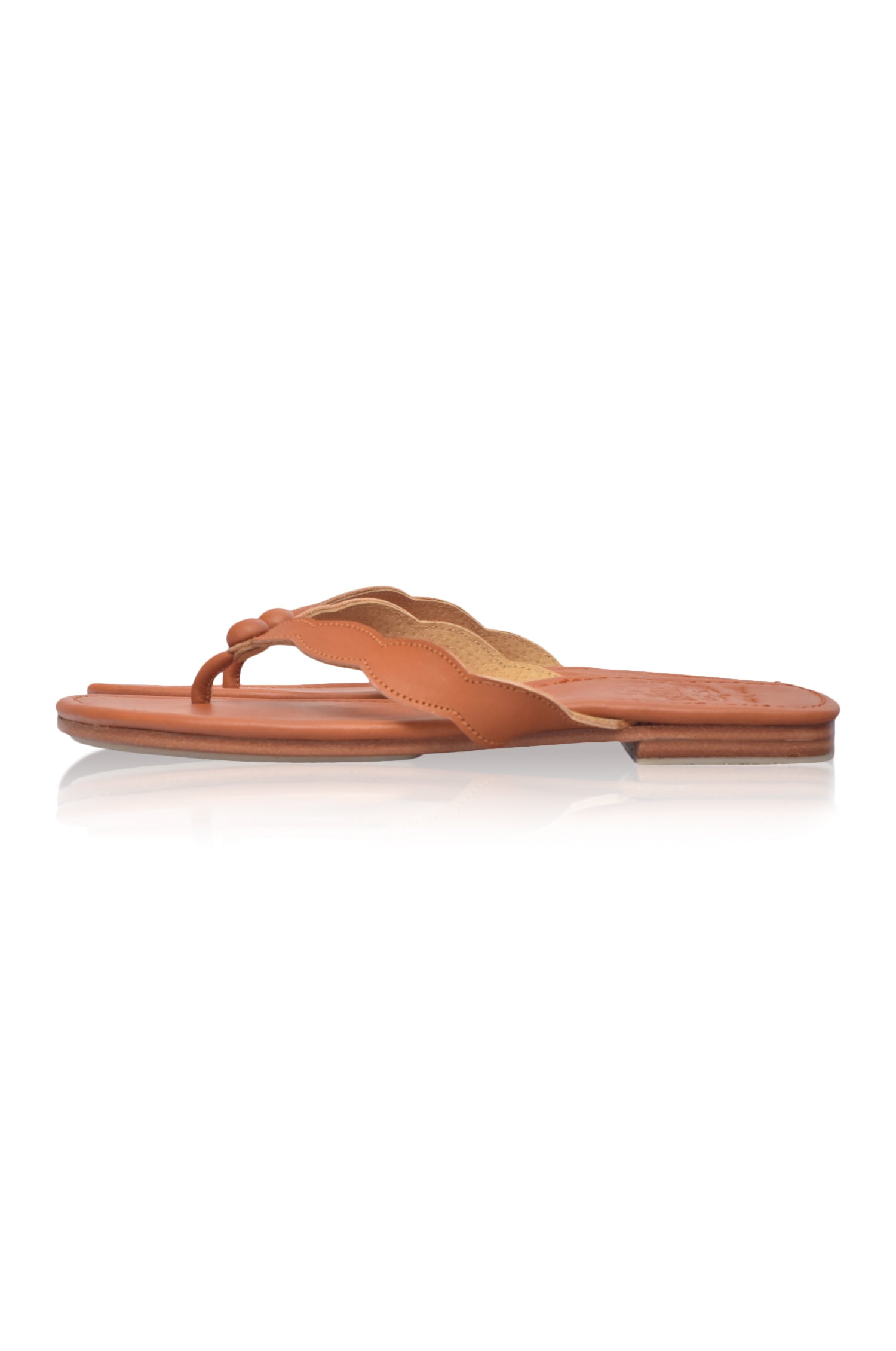 Buy Nuvola Thong Leather Slides by Bali ELF