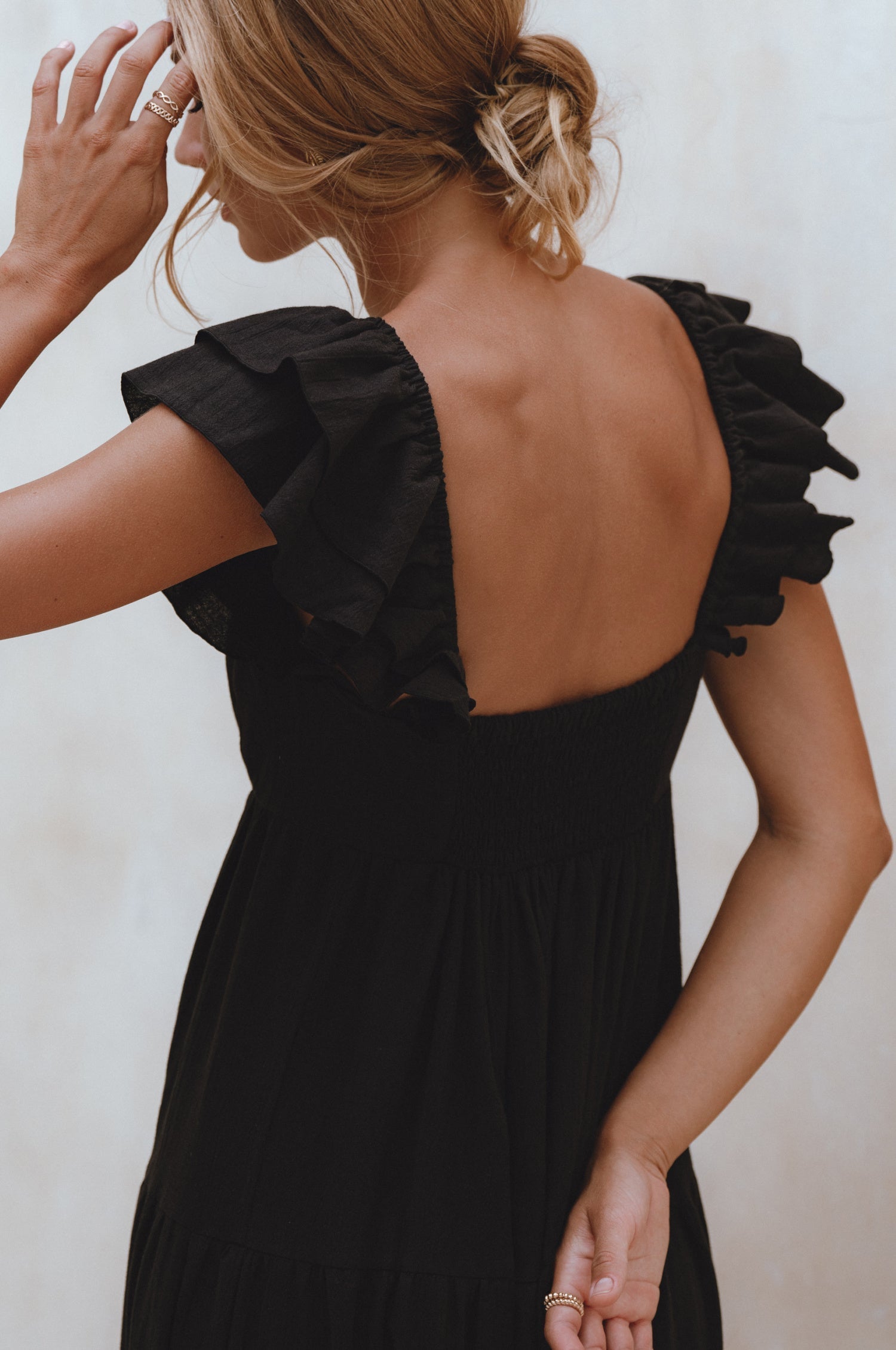 Buy Nymph Bohemian Linen Maxi Dress by Bali ELF