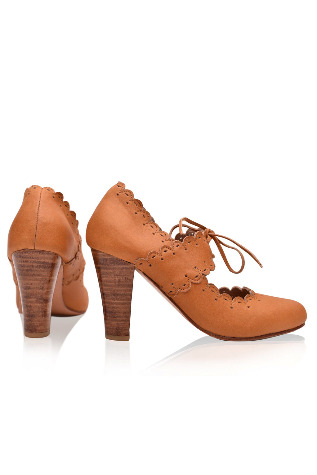 Buy Paradise Bird Leather Heels by Bali ELF