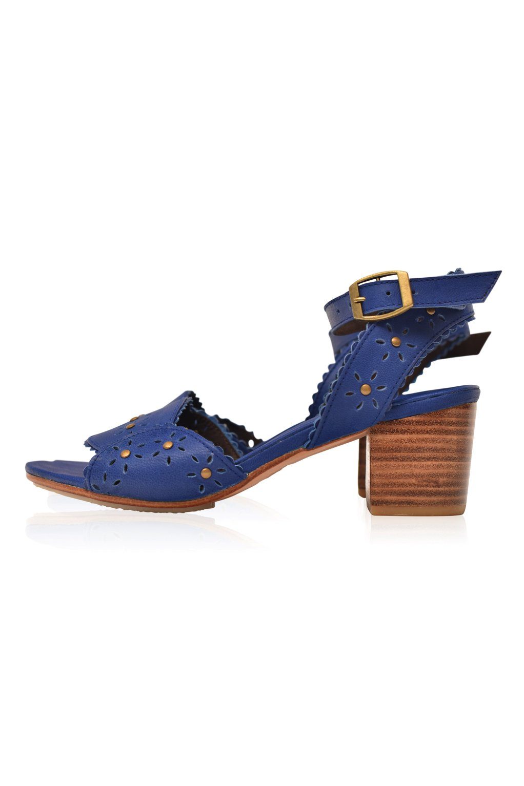 Buy Paloma Leather Heel Sandals by Bali ELF