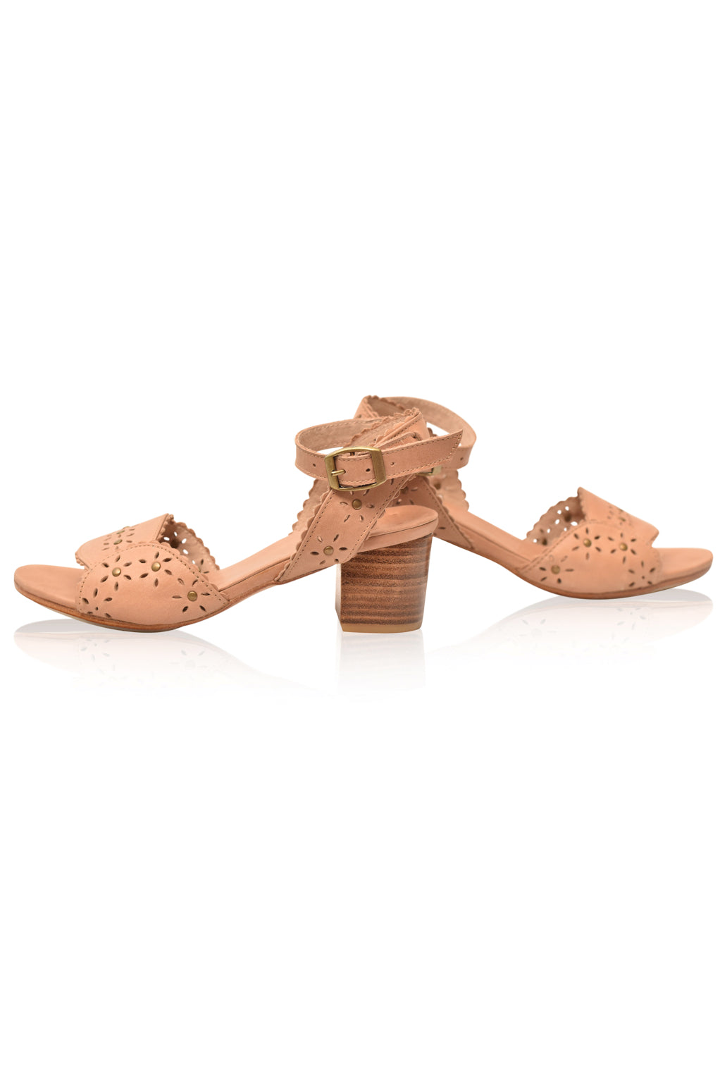 Buy Paloma Leather Heel Sandals by Bali ELF