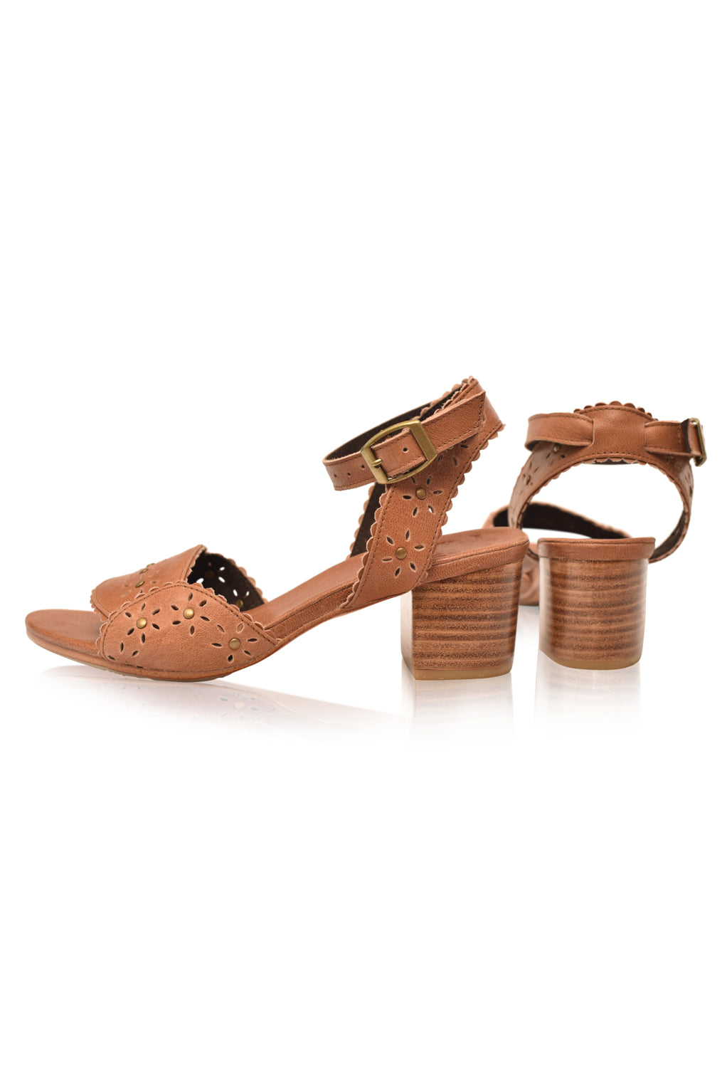 Buy Paloma Leather Heel Sandals by Bali ELF