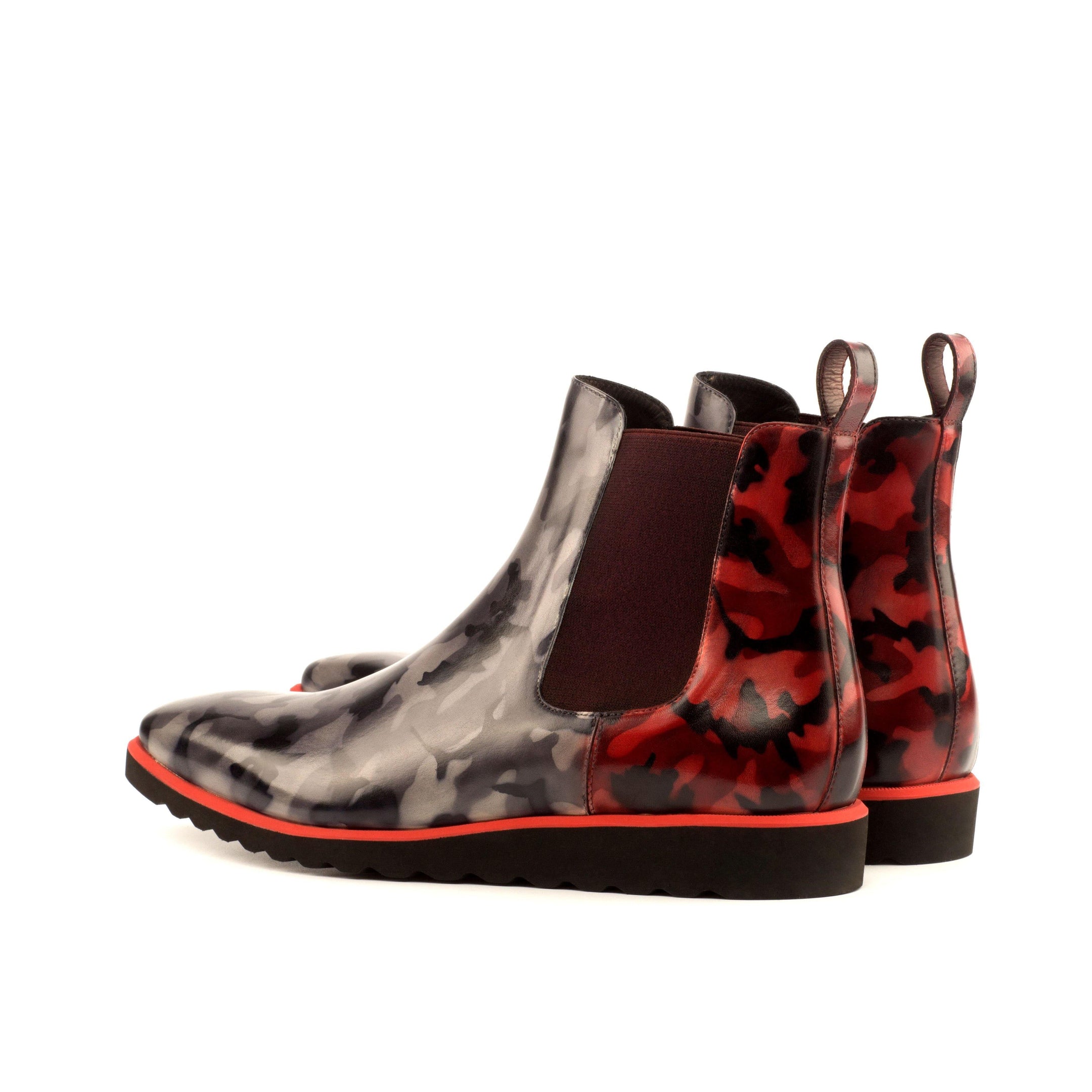 Perez Camo Chelsea Boots
