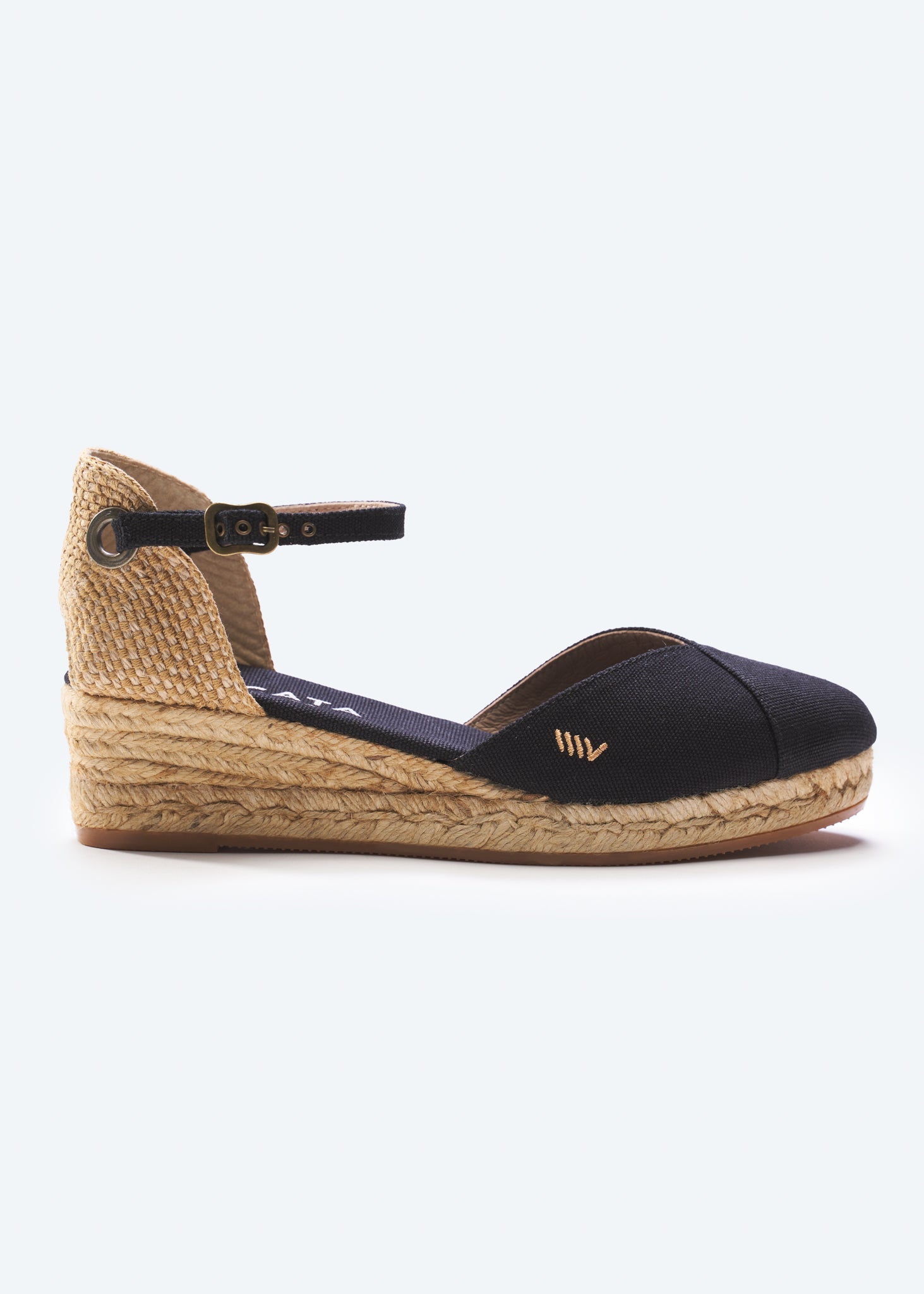 Buy Pubol Canvas Espadrille Wedges by Viscata