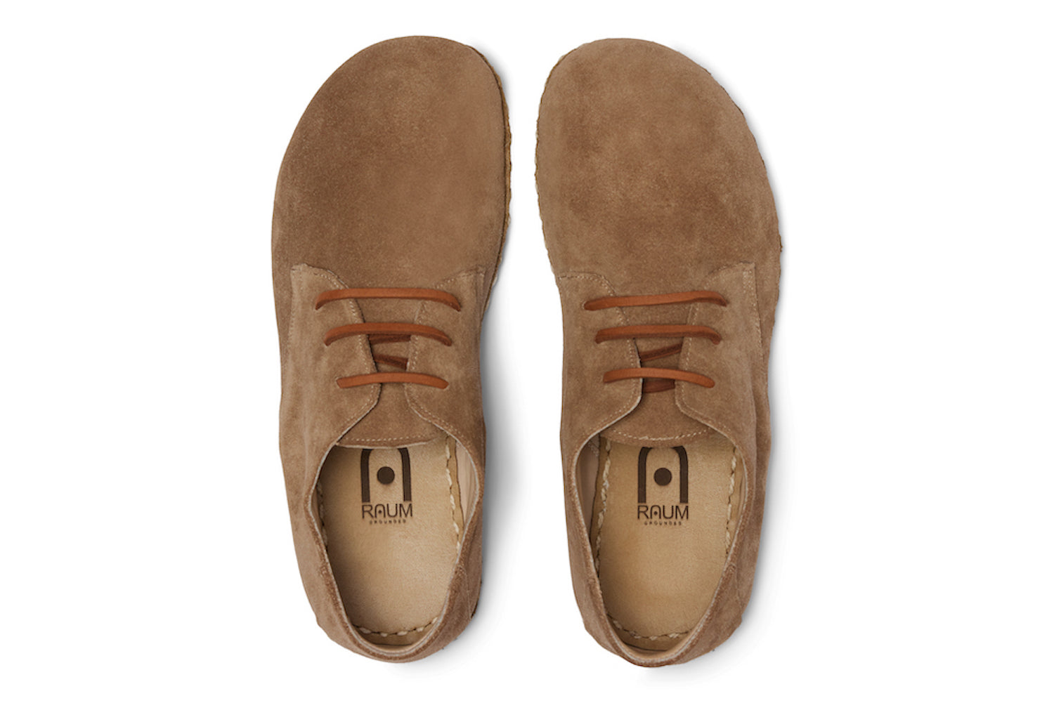 Men's Barefoot Grounding Lace Up Shoe / Earth