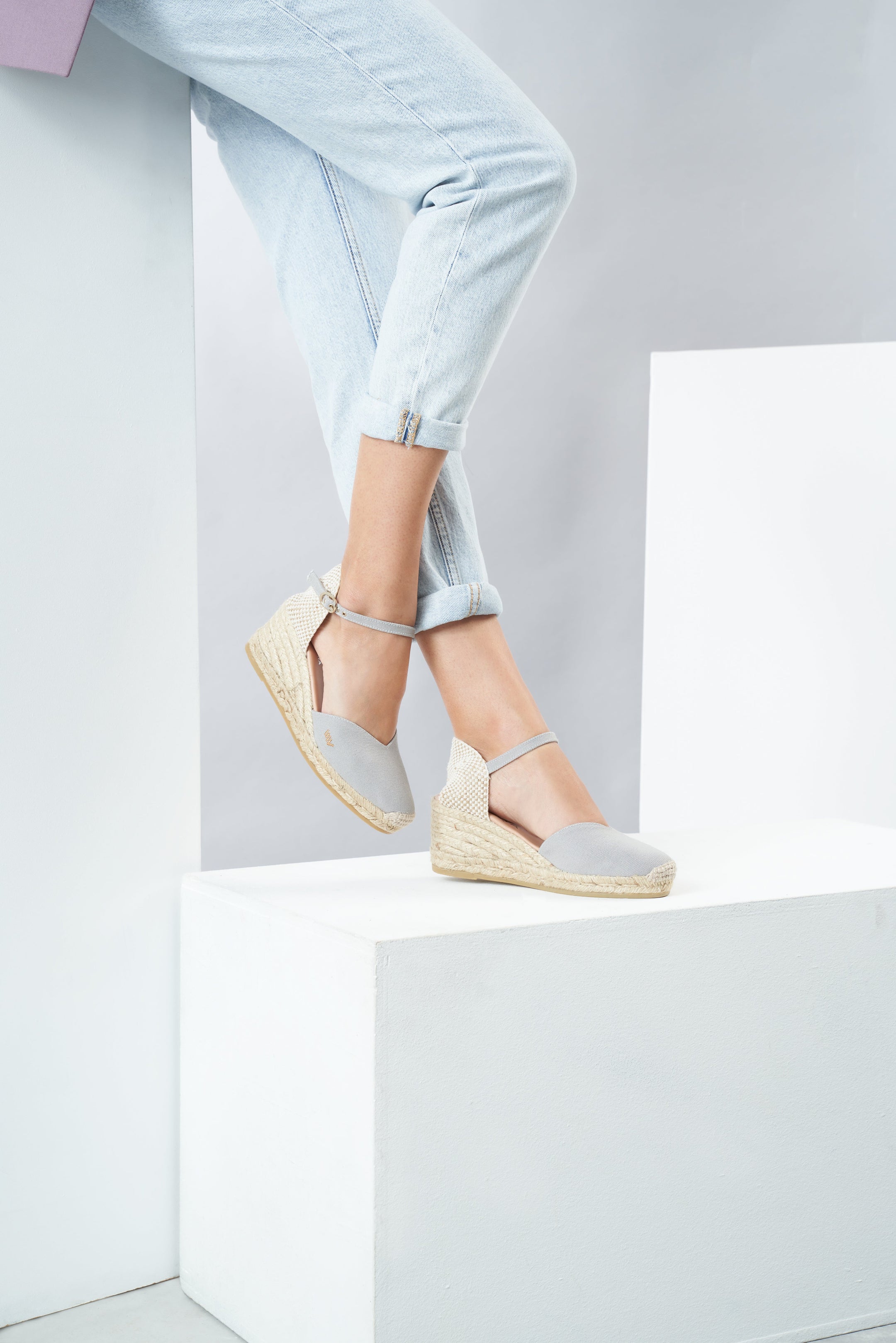 Buy Reus Canvas Espadrille Wedges by Viscata