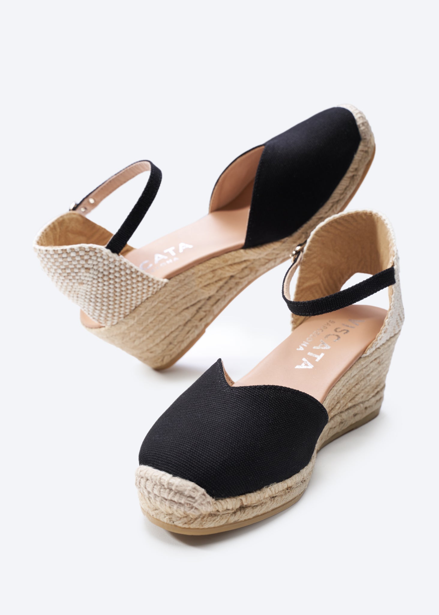 Buy Reus Canvas Espadrille Wedges by Viscata