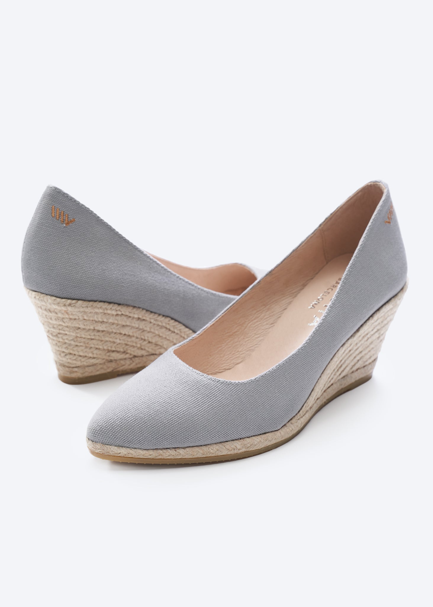 Buy Roses Canvas U Cut Espadrille Wedges by Viscata