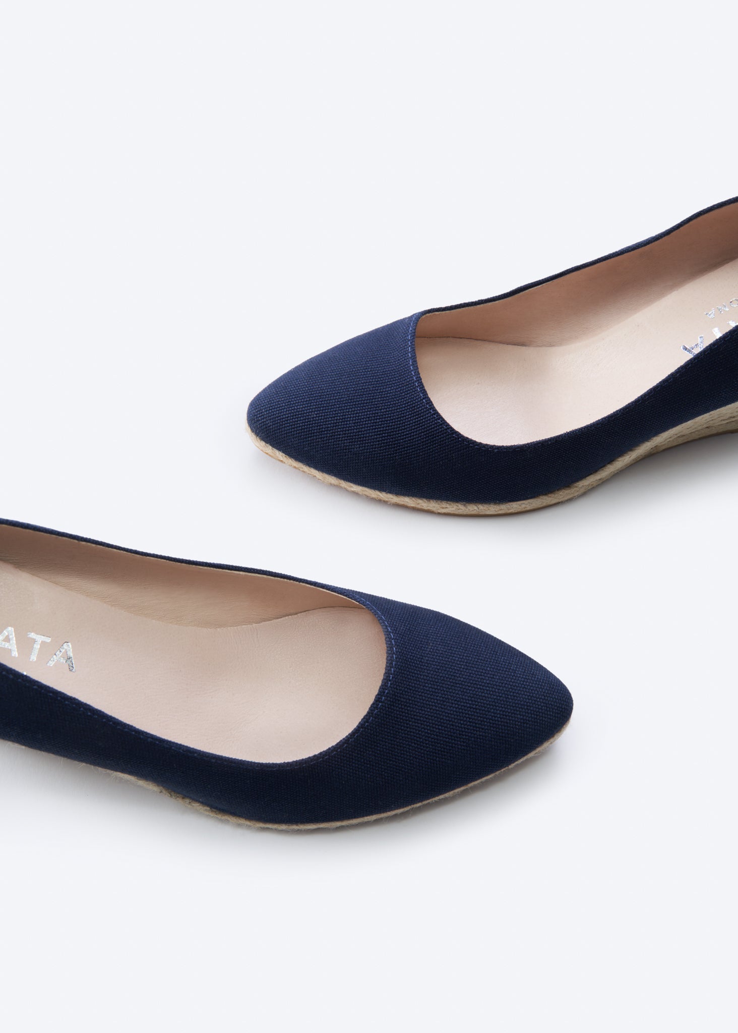 Buy Roses Canvas U Cut Espadrille Wedges by Viscata