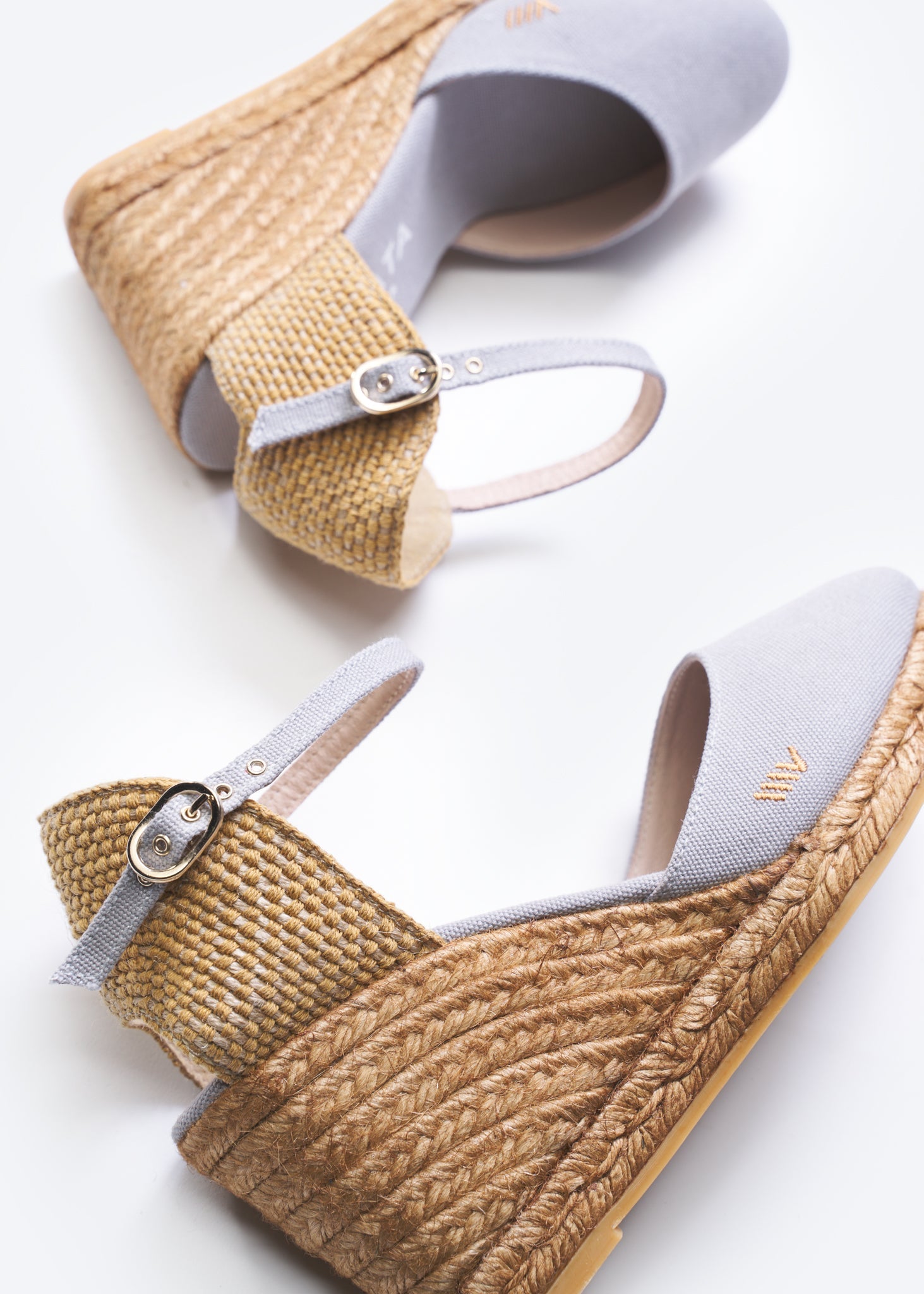 Buy Satuna Canvas Espadrille Wedges by Viscata
