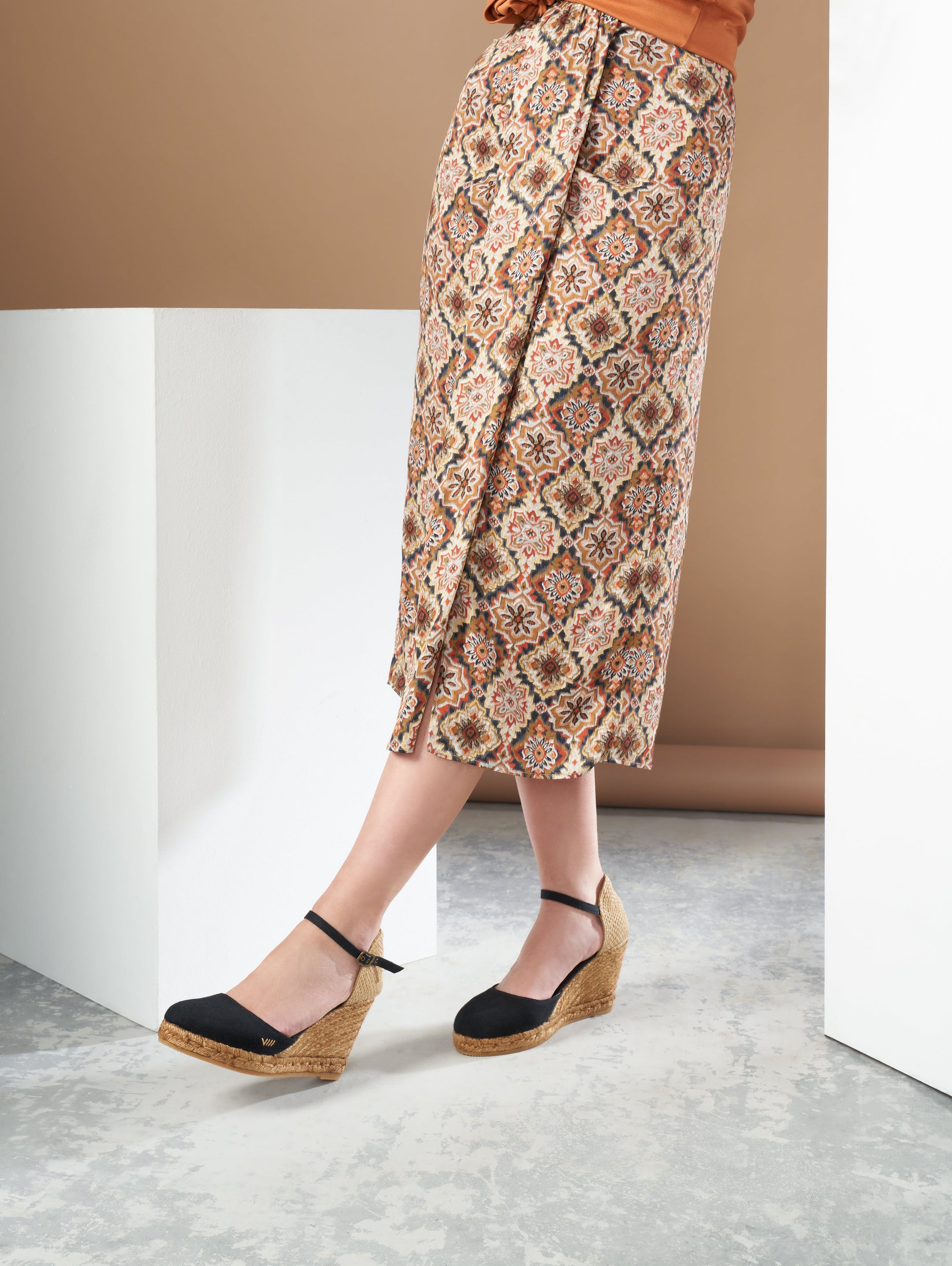 Buy Satuna Canvas Espadrille Wedges by Viscata