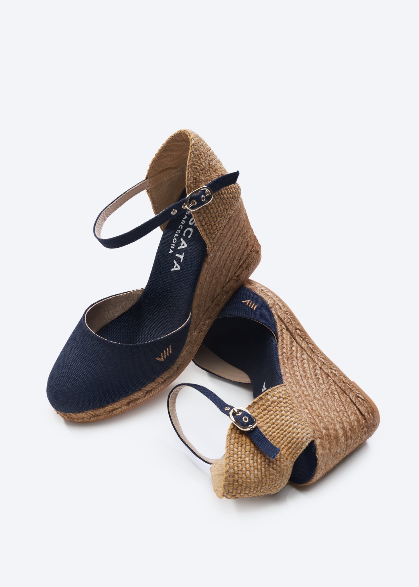 Buy Satuna Canvas Espadrille Wedges by Viscata