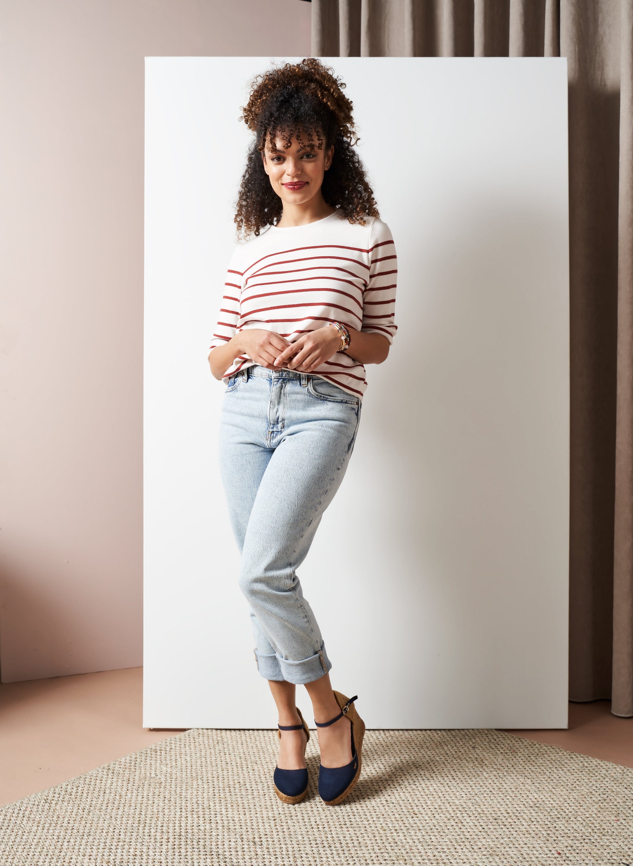 Buy Satuna Canvas Espadrille Wedges by Viscata