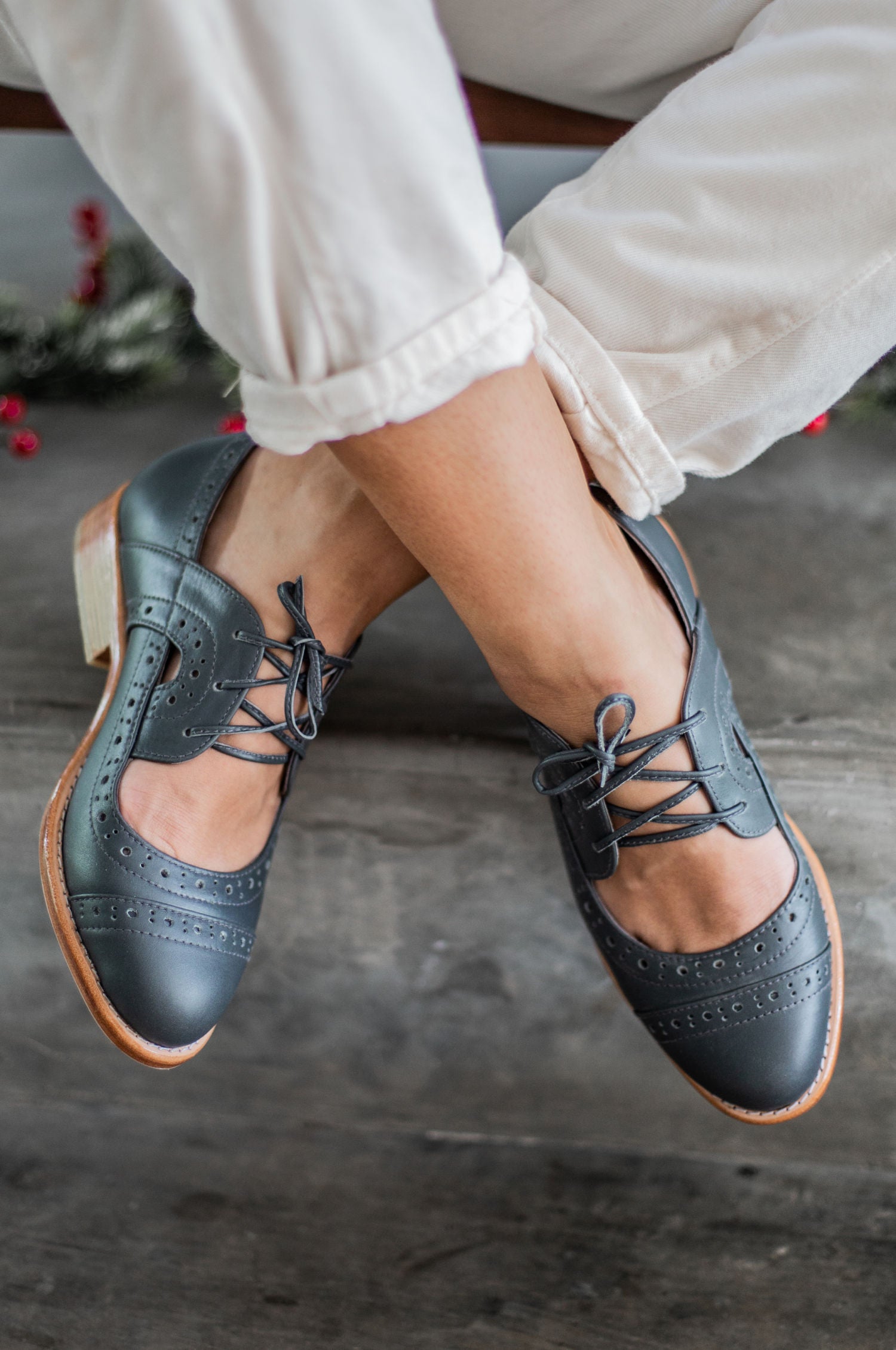 Buy Scandinavia Leather Oxfords by Bali ELF