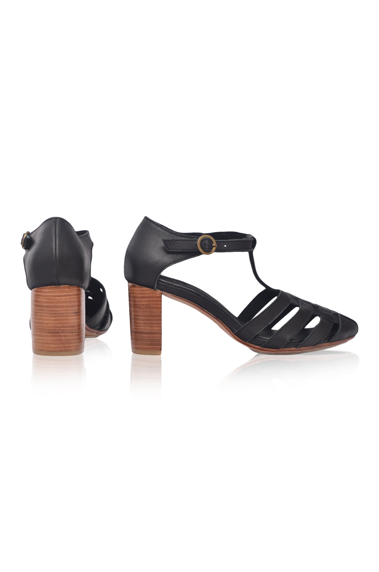 Buy Sydney Woven Leather Heels by Bali ELF