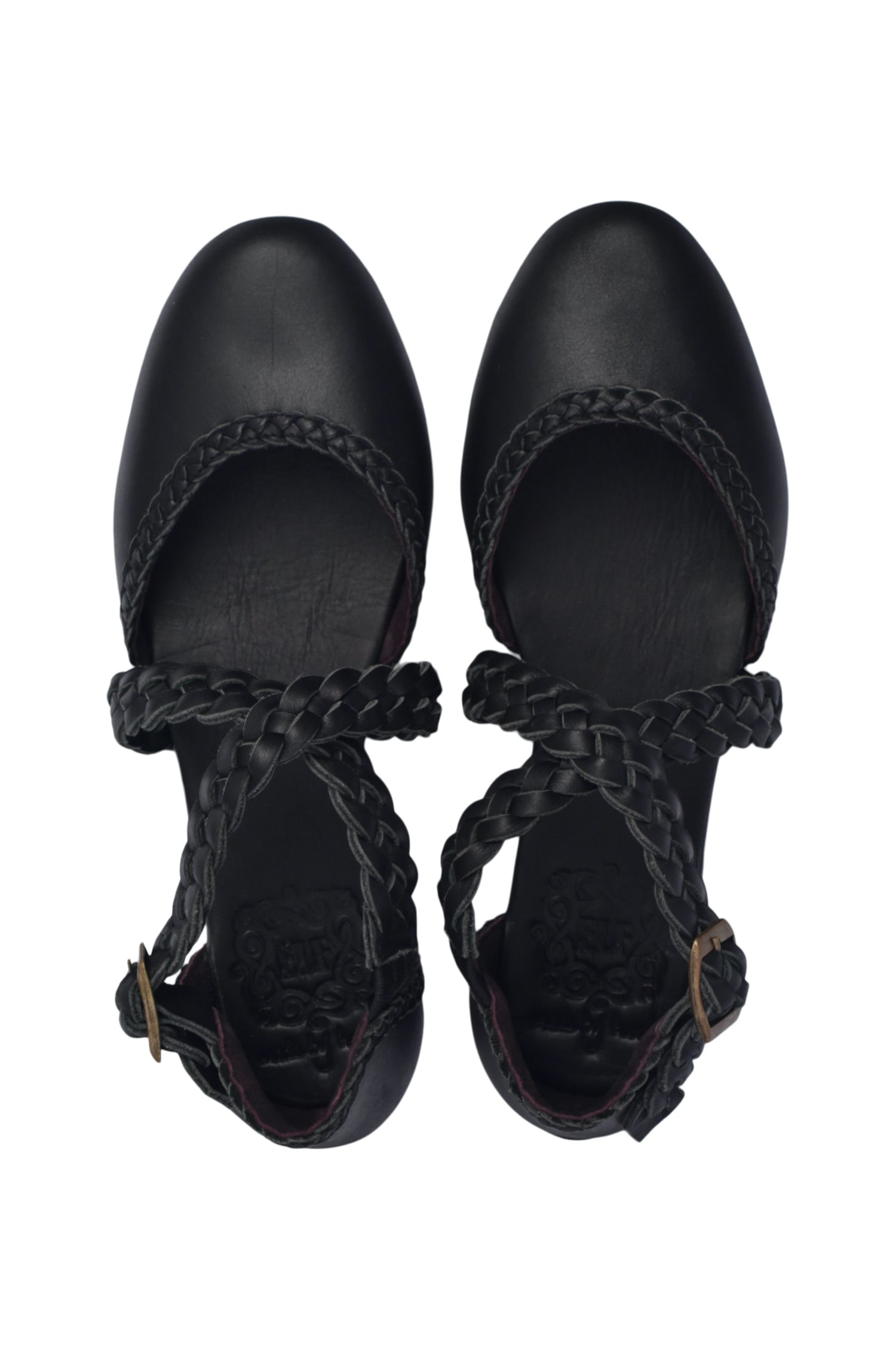 Buy Tallulah Braided Leather Flats by Bali ELF
