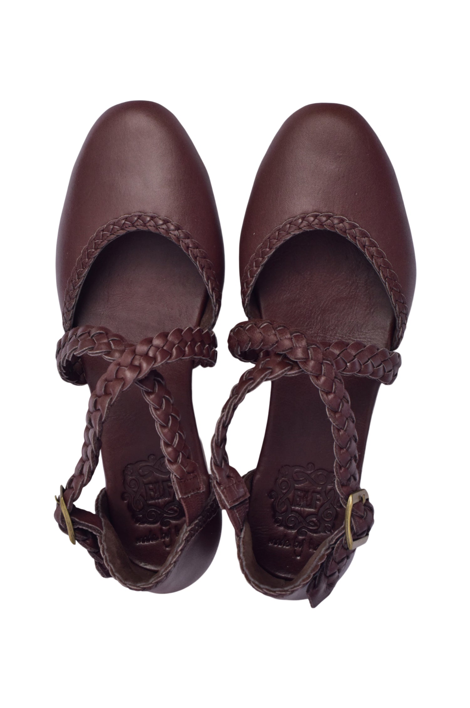 Buy Tallulah Braided Leather Flats by Bali ELF