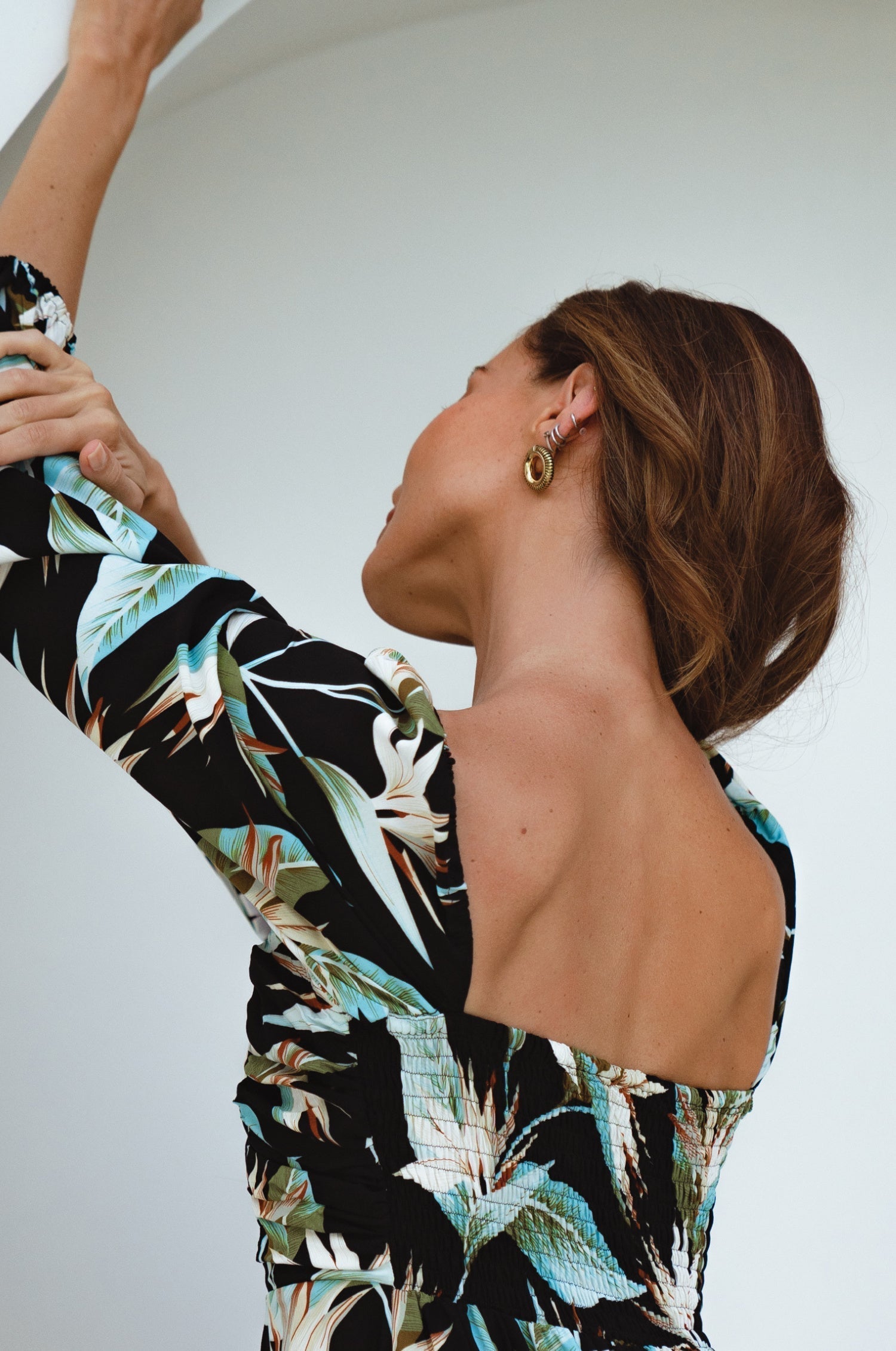 Buy Verona Long Sleeve Midi Dress by Bali ELF