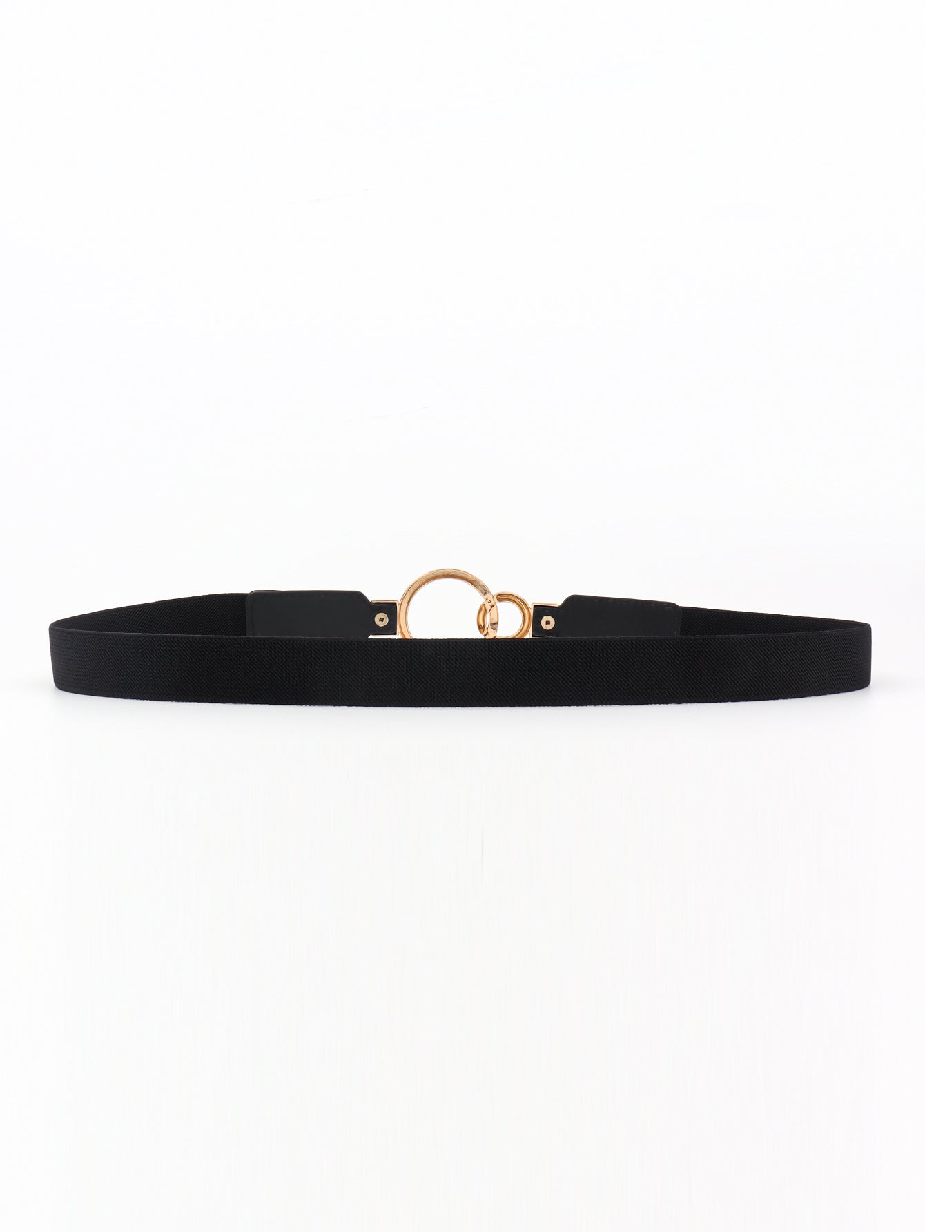 Buy Double Ring Buckle Elastic PU Belt by Faz