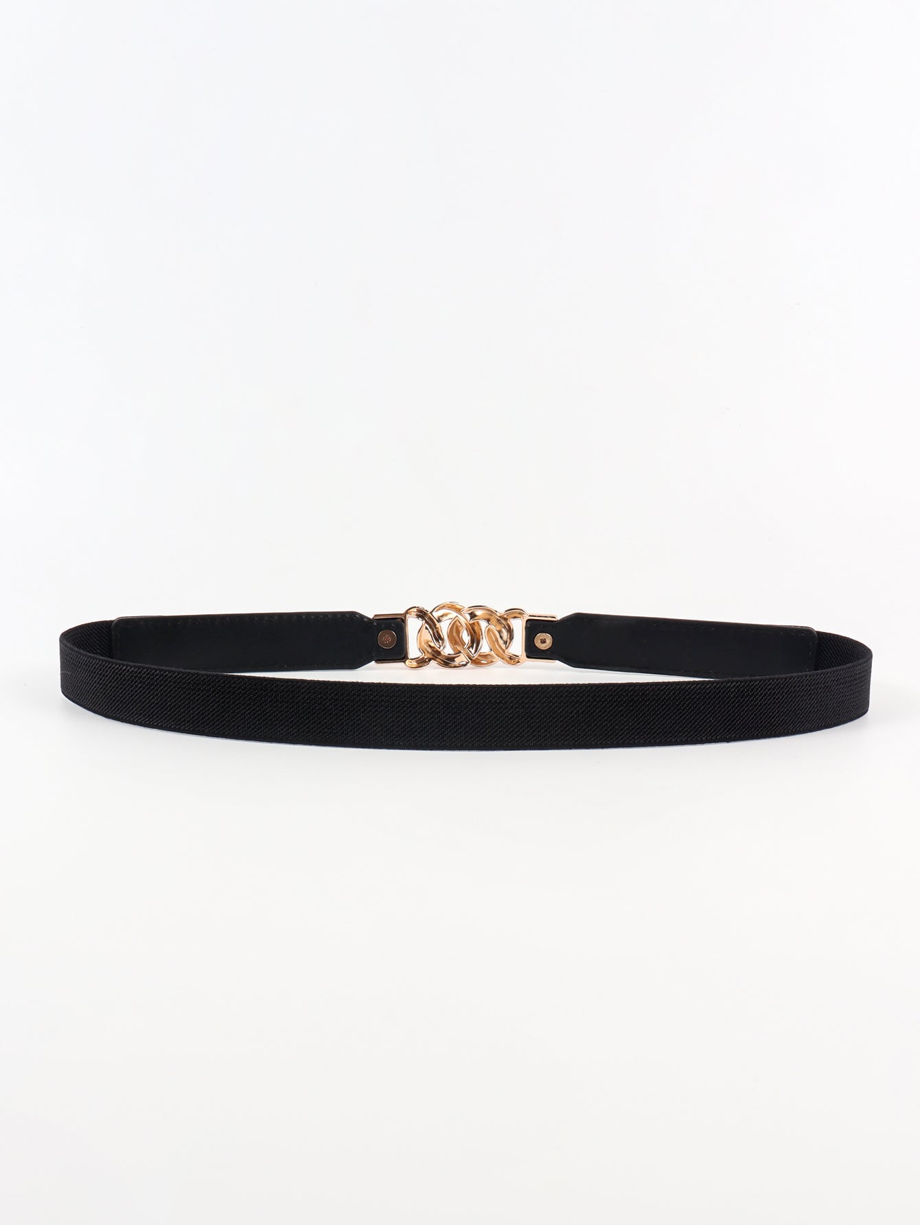 Buy Zinc Alloy Buckle Elastic PU Belt by Faz