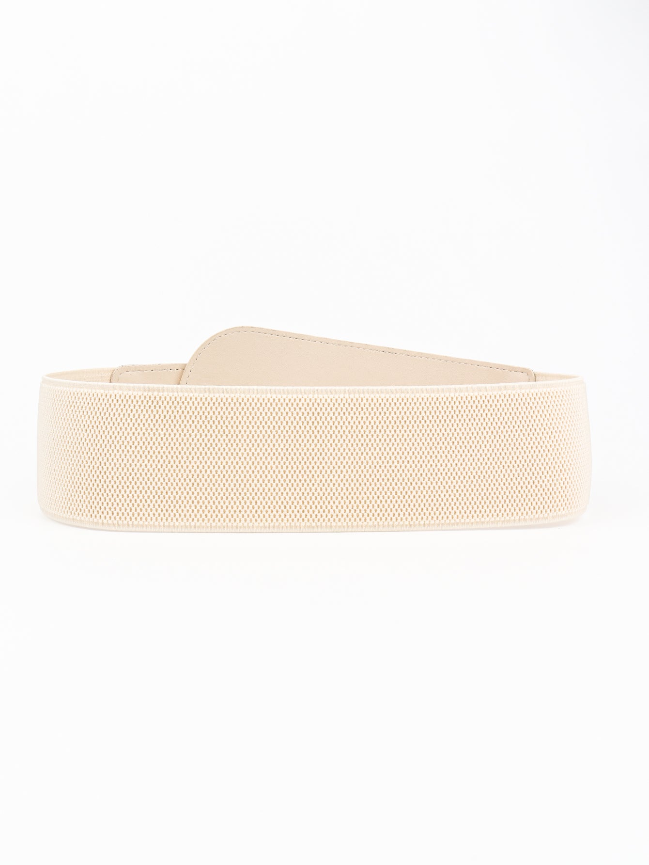 Buy PU Elastic Wide Belt with Alloy Buckle by Faz