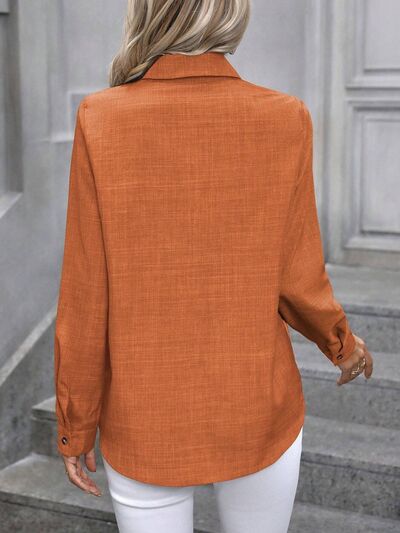 Buy Button Up Collared Neck Long Sleeve Shirt by A@X@E