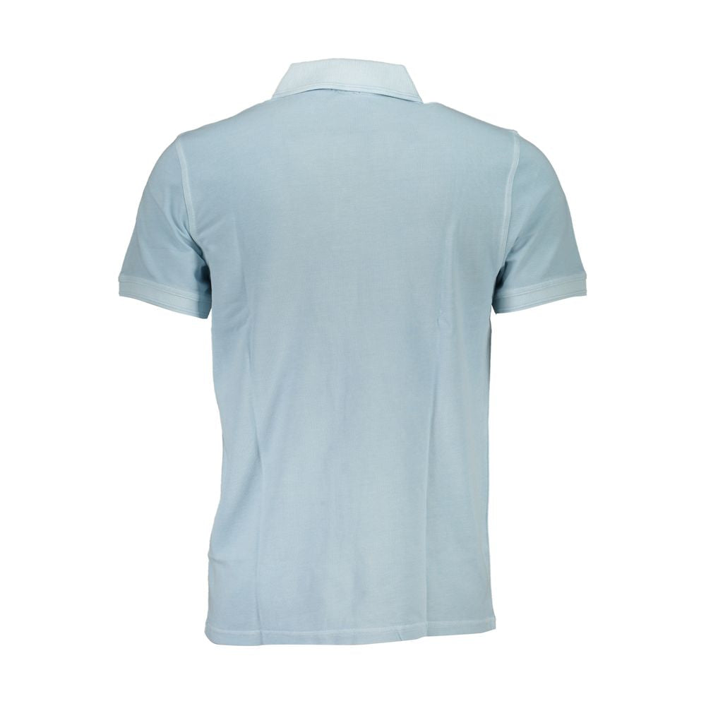 Sleek Slim-Fit Light Blue Polo Shirt