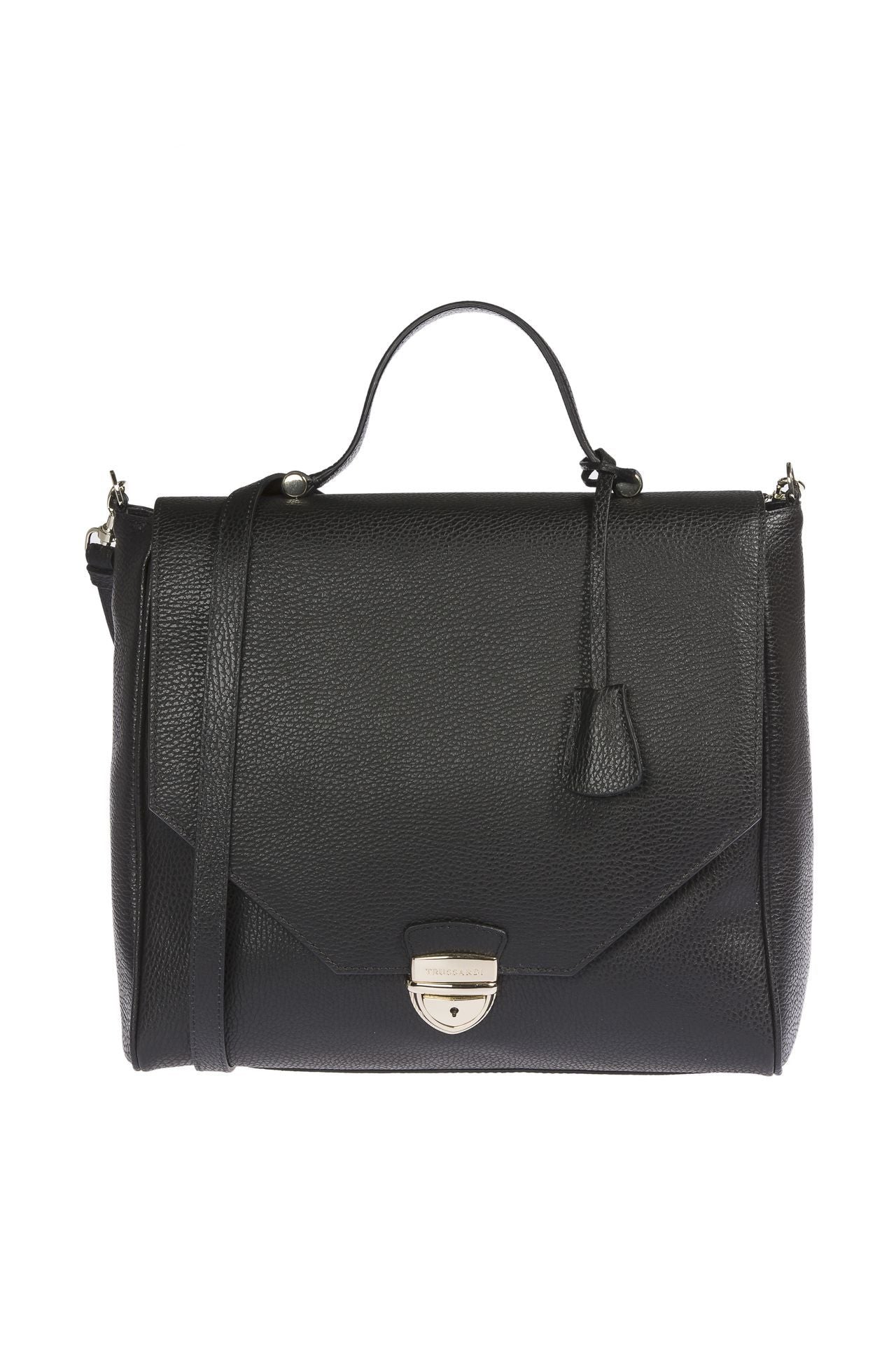 Elegant Embossed Leather Handbag