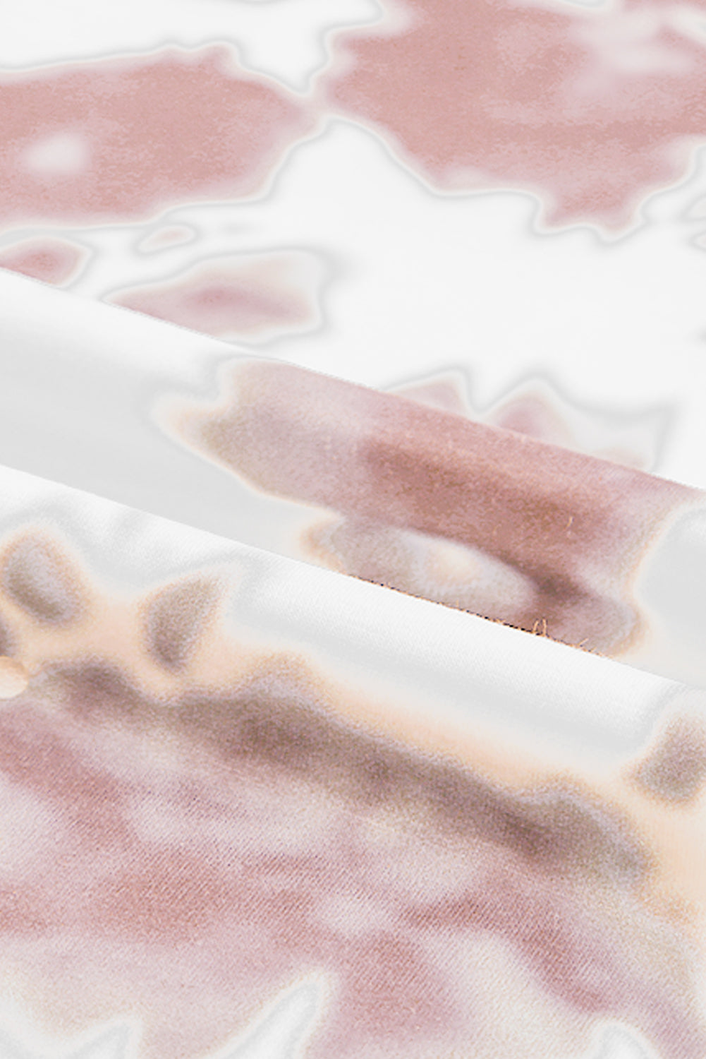 Buy Tie-Dye Round Neck Short Sleeve Tunic Tee by Faz