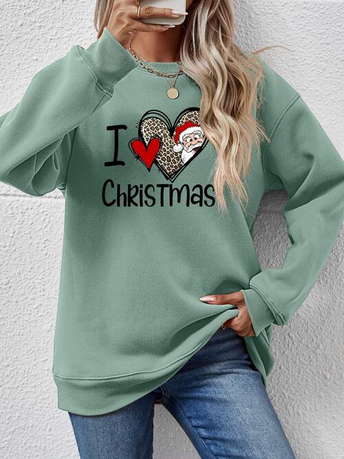 Buy CHRISTMAS Graphic Round Neck Sweatshirt by Faz