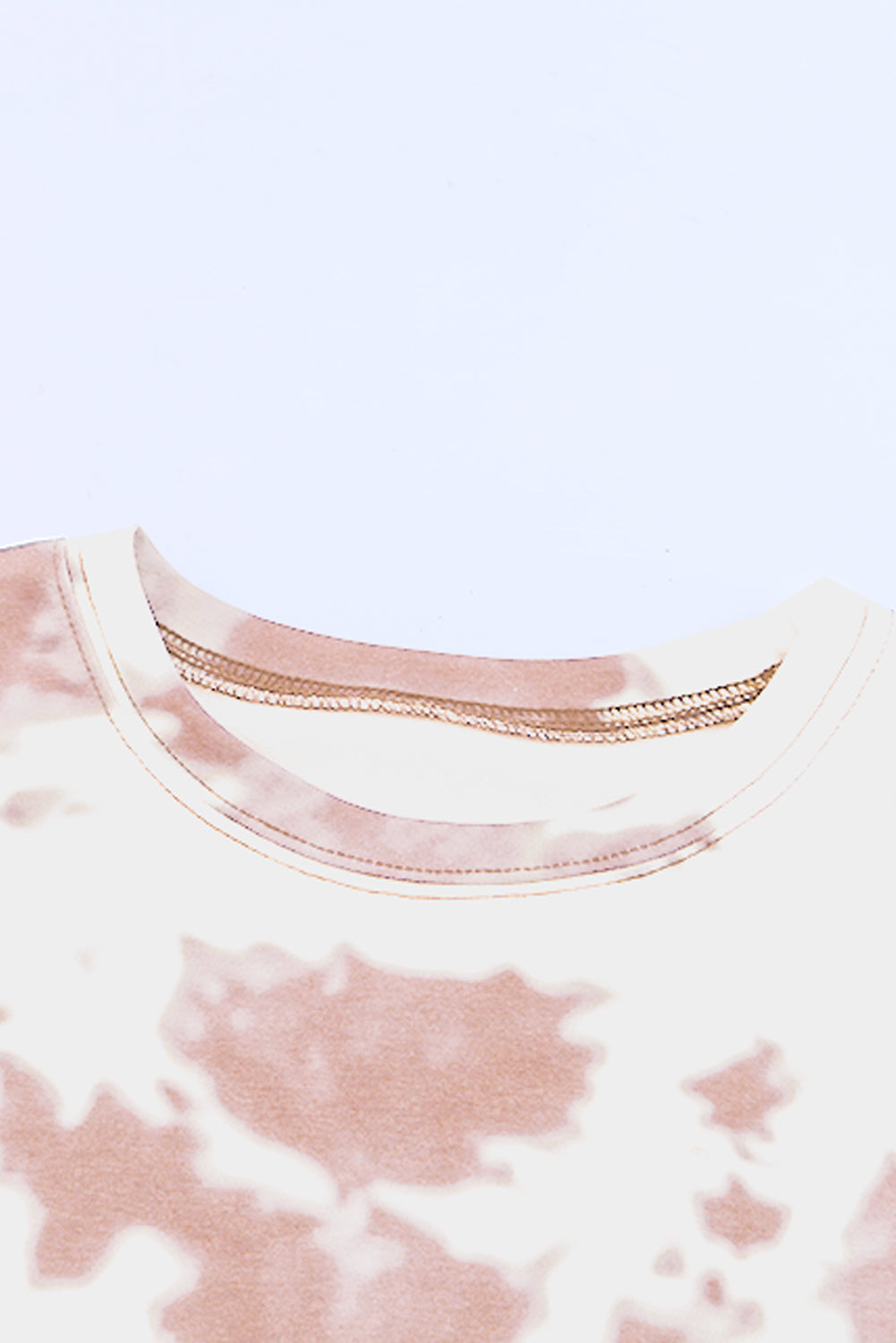 Buy Tie-Dye Round Neck Short Sleeve Tunic Tee by Faz