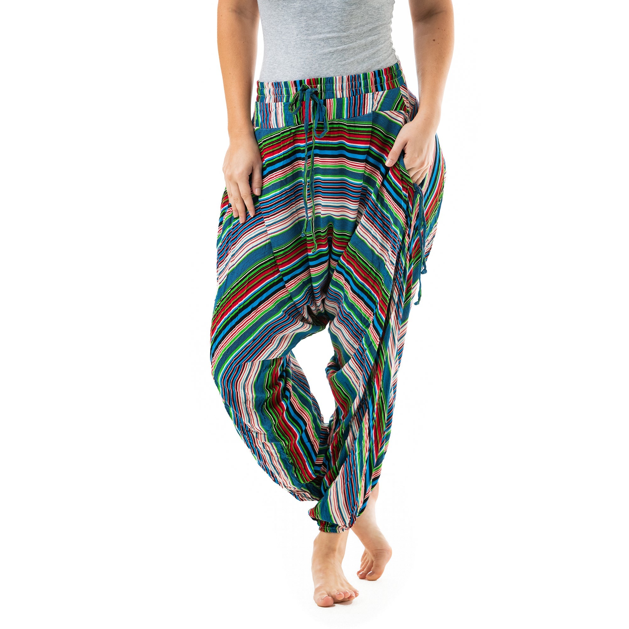 Buy Stripe Savannah Harem Pants by Buddha Pants® by Buddha Pants®