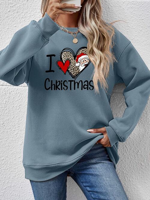 Buy CHRISTMAS Graphic Round Neck Sweatshirt by Faz