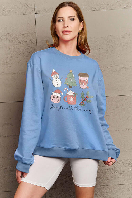 Buy Full Size JINGLE ALL THE WAY Long Sleeve Sweatshirt by Faz