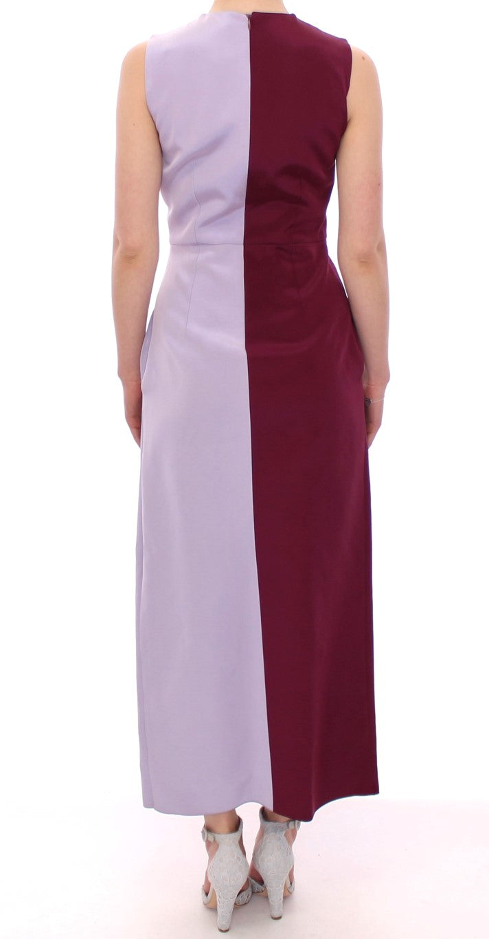 Buy Elegant Long Silk Gown in Lavender by Barbara Casasola