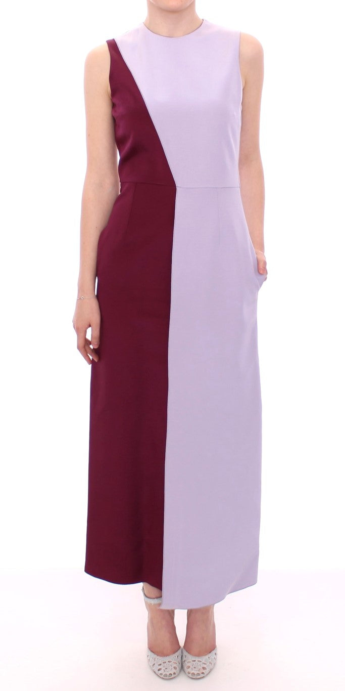 Buy Elegant Long Silk Gown in Lavender by Barbara Casasola