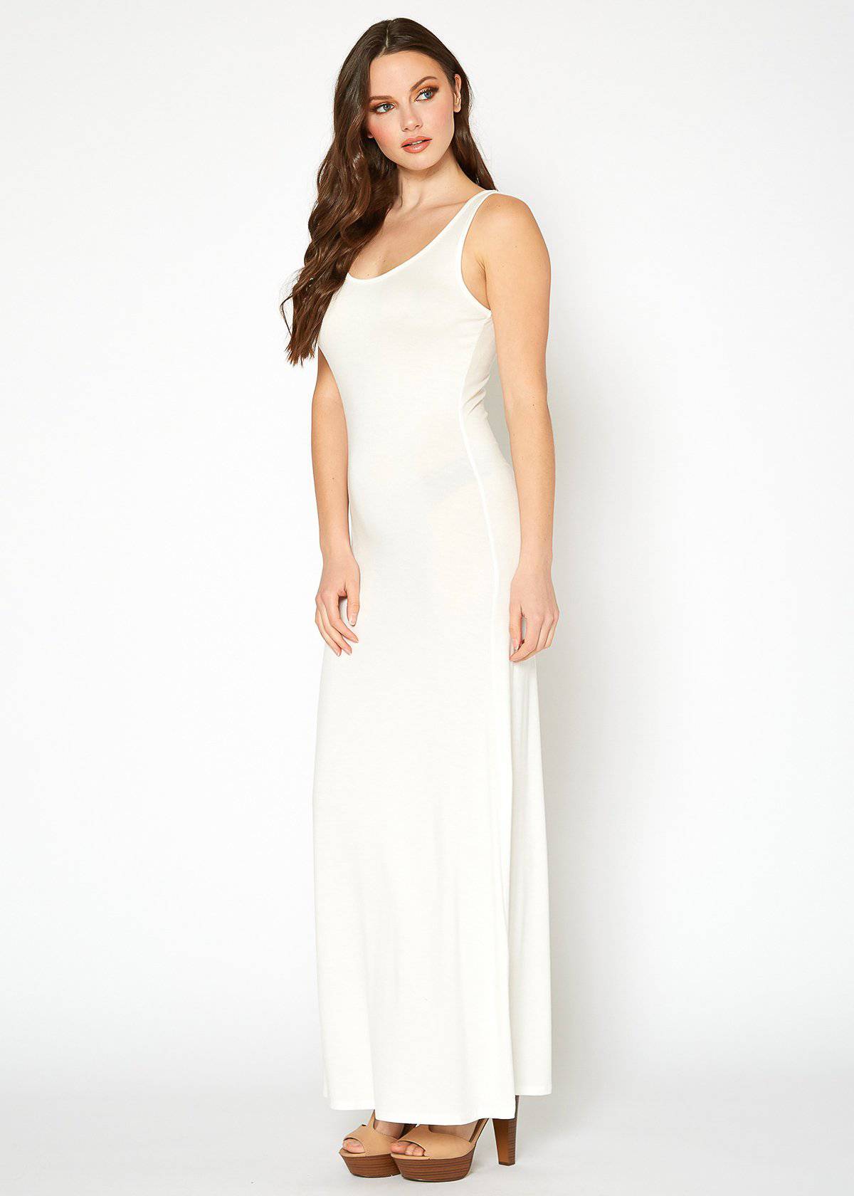Buy Sleeveless Scoop Neck Maxi Dress by Shop at Konus