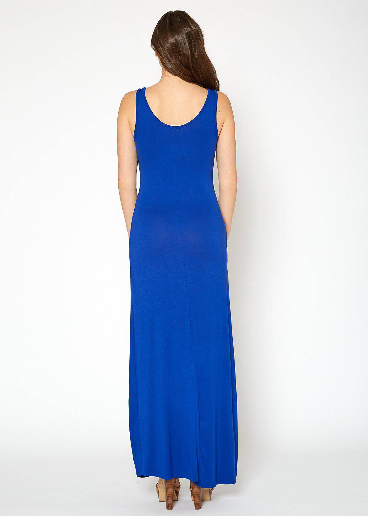 Buy Sleeveless Scoop Neck Maxi Dress by Shop at Konus