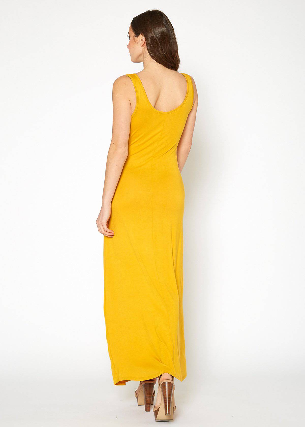 Buy Sleeveless Scoop Neck Maxi Dress by Shop at Konus