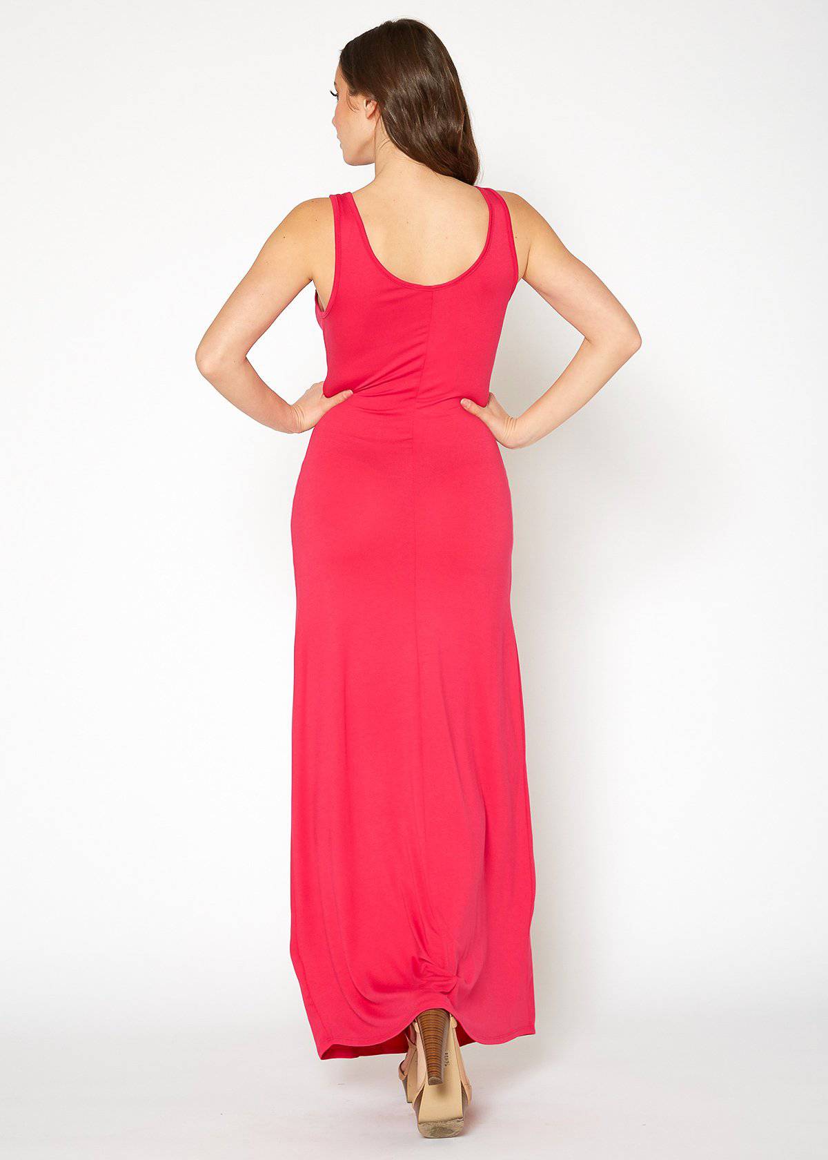 Buy Sleeveless Scoop Neck Maxi Dress by Shop at Konus